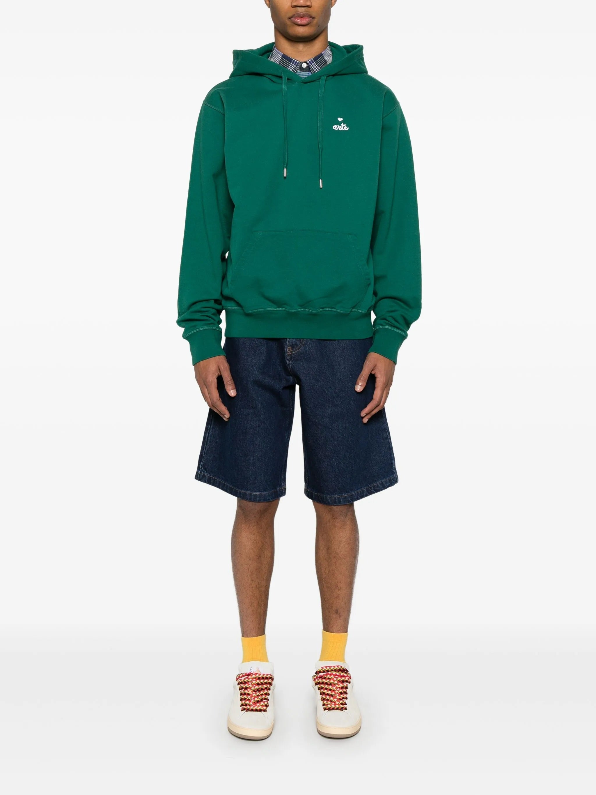 Arte heart-logo hoodie