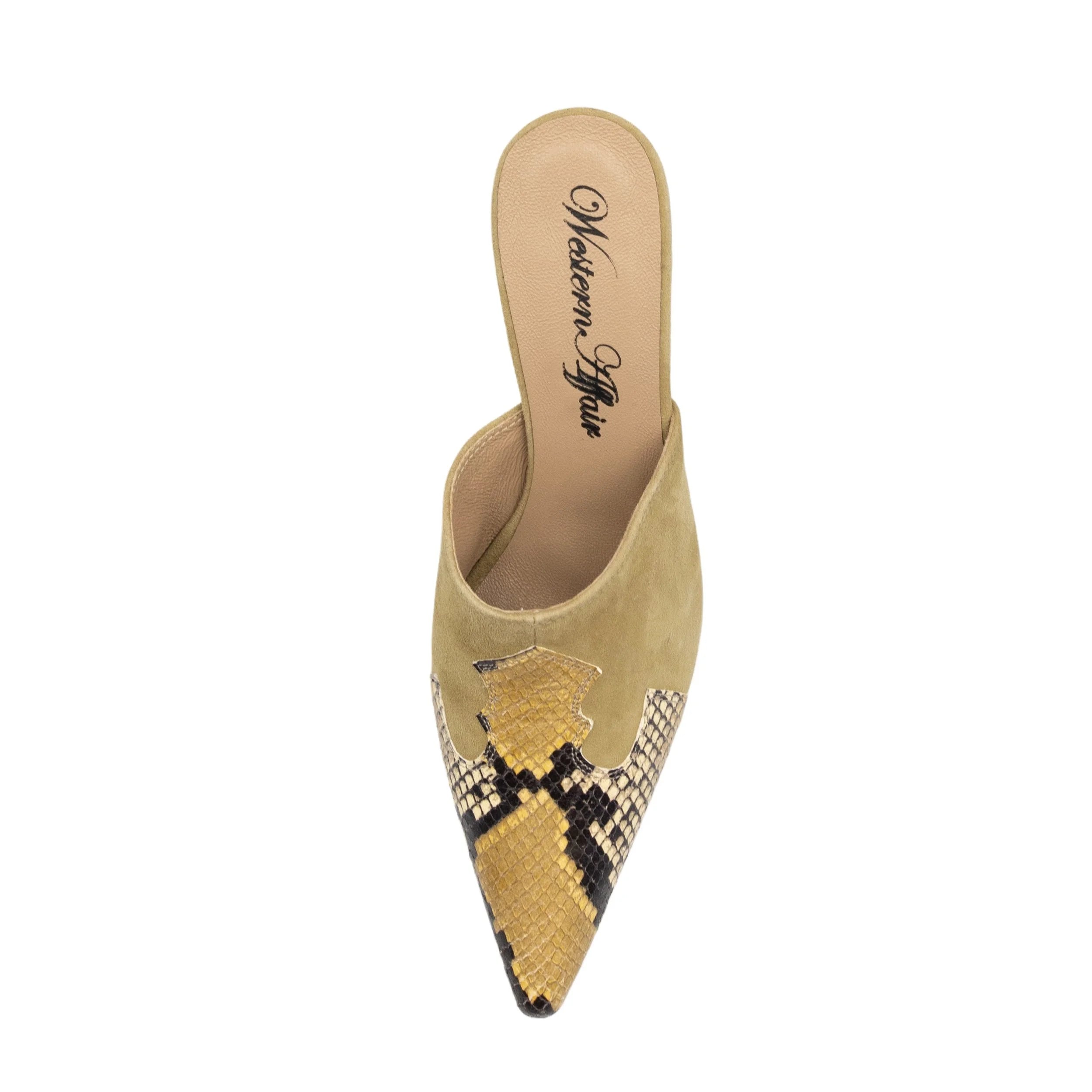 Cowgirl mules in money