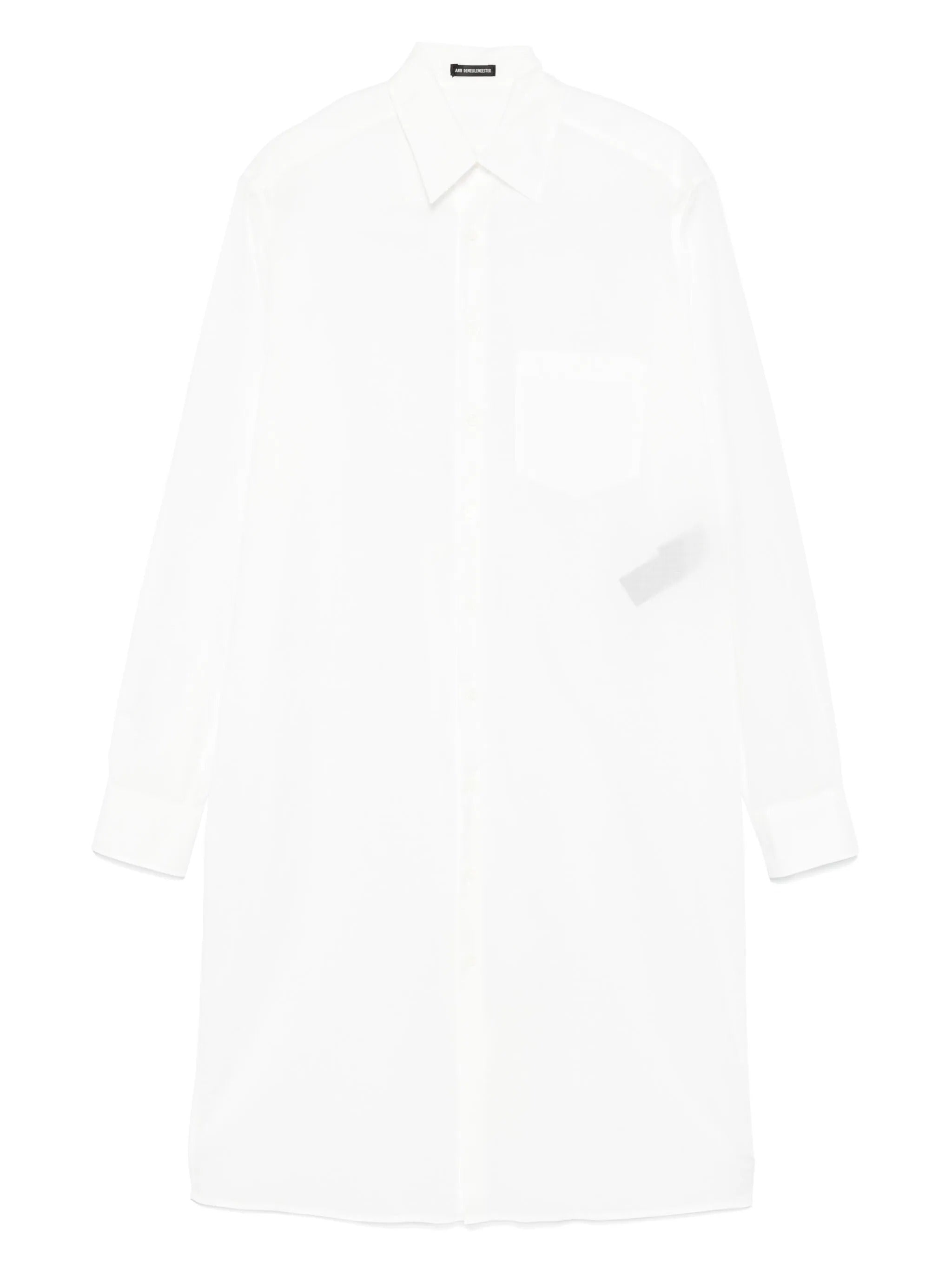 Gabi long relax fit shirt draped on back