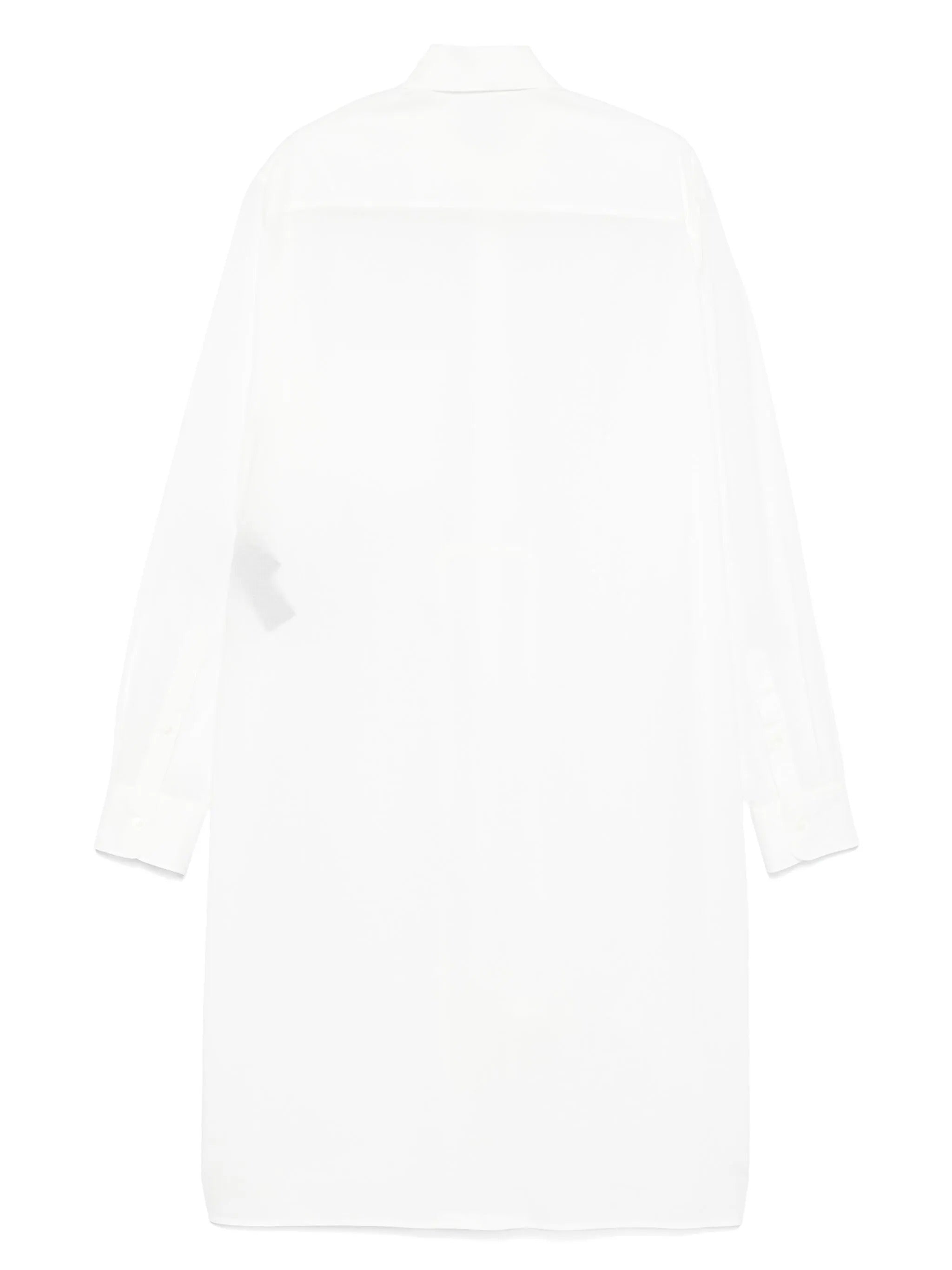 Gabi long relax fit shirt draped on back