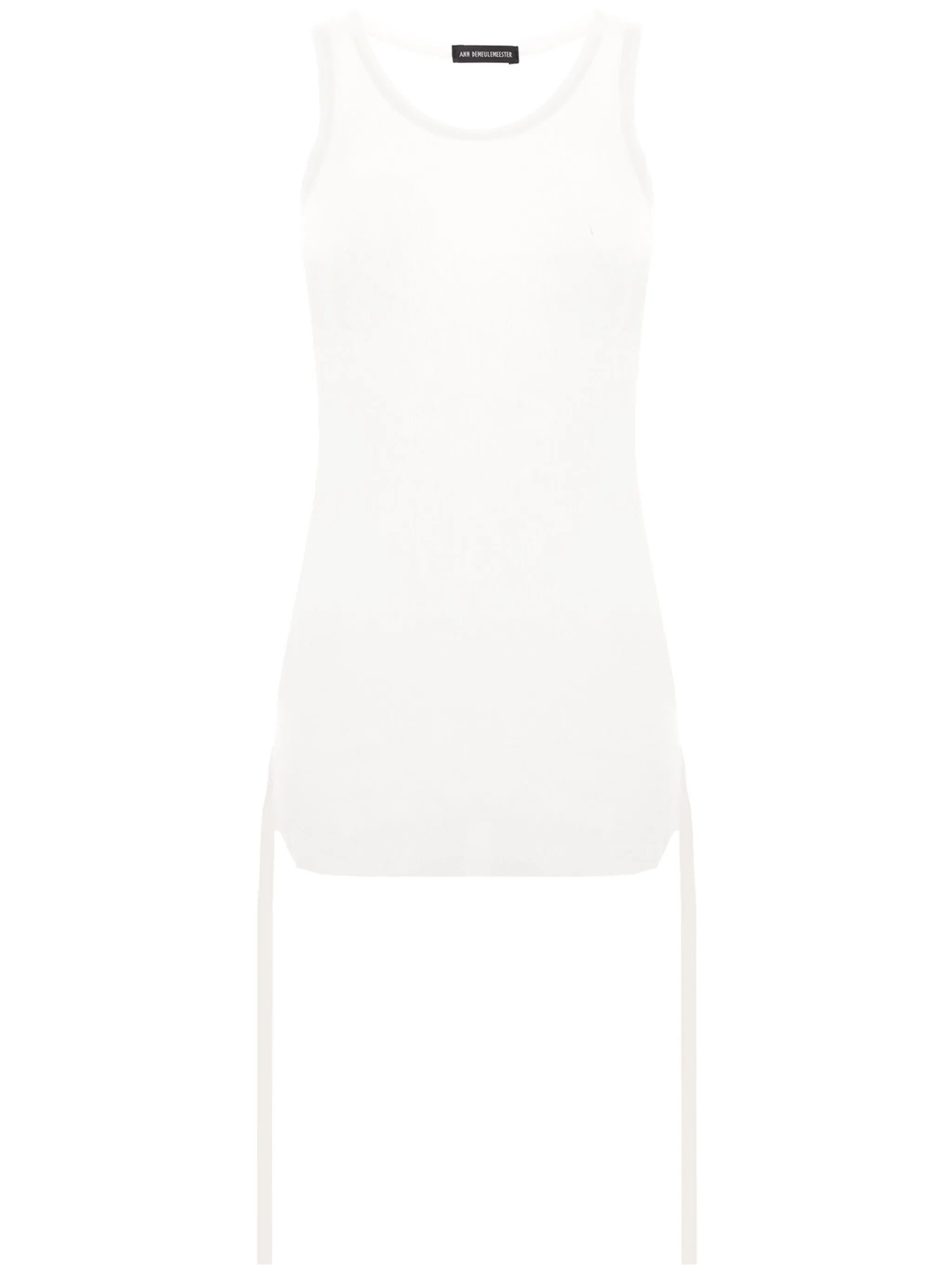 Mara wrinkled cropped tank top