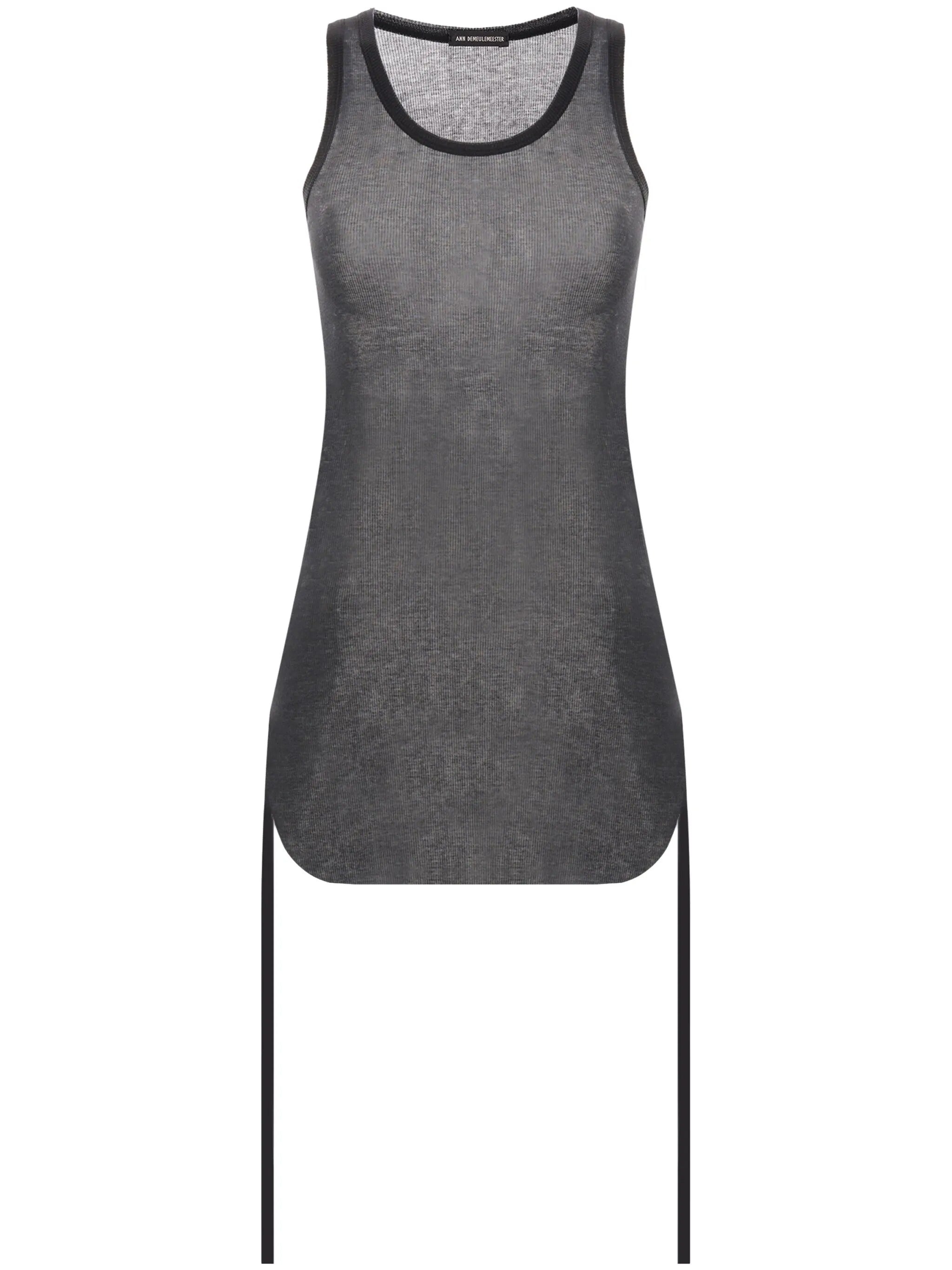 Mara wrinkled cropped tank top