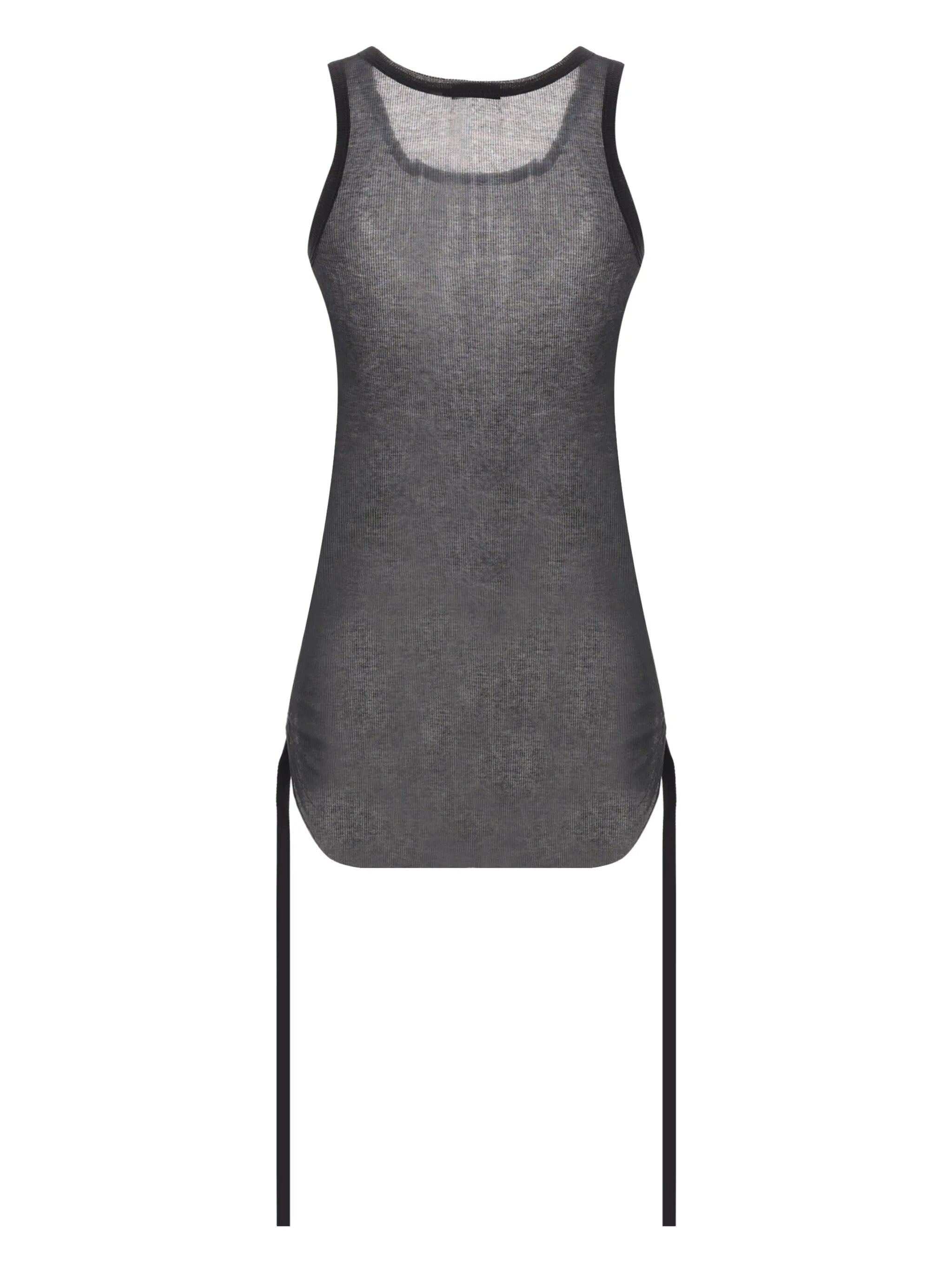 Mara wrinkled cropped tank top