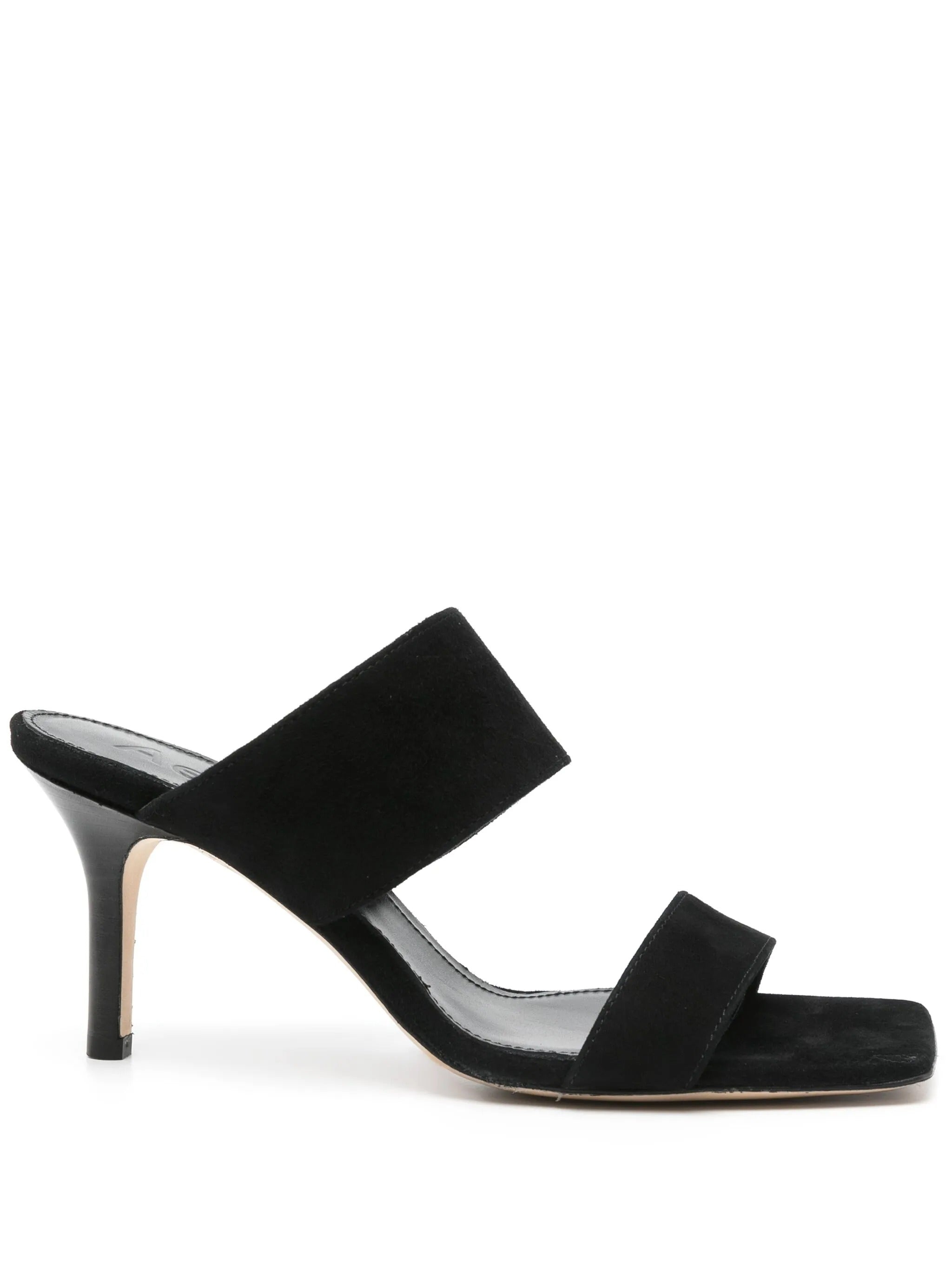 Varvara kid suede leather black