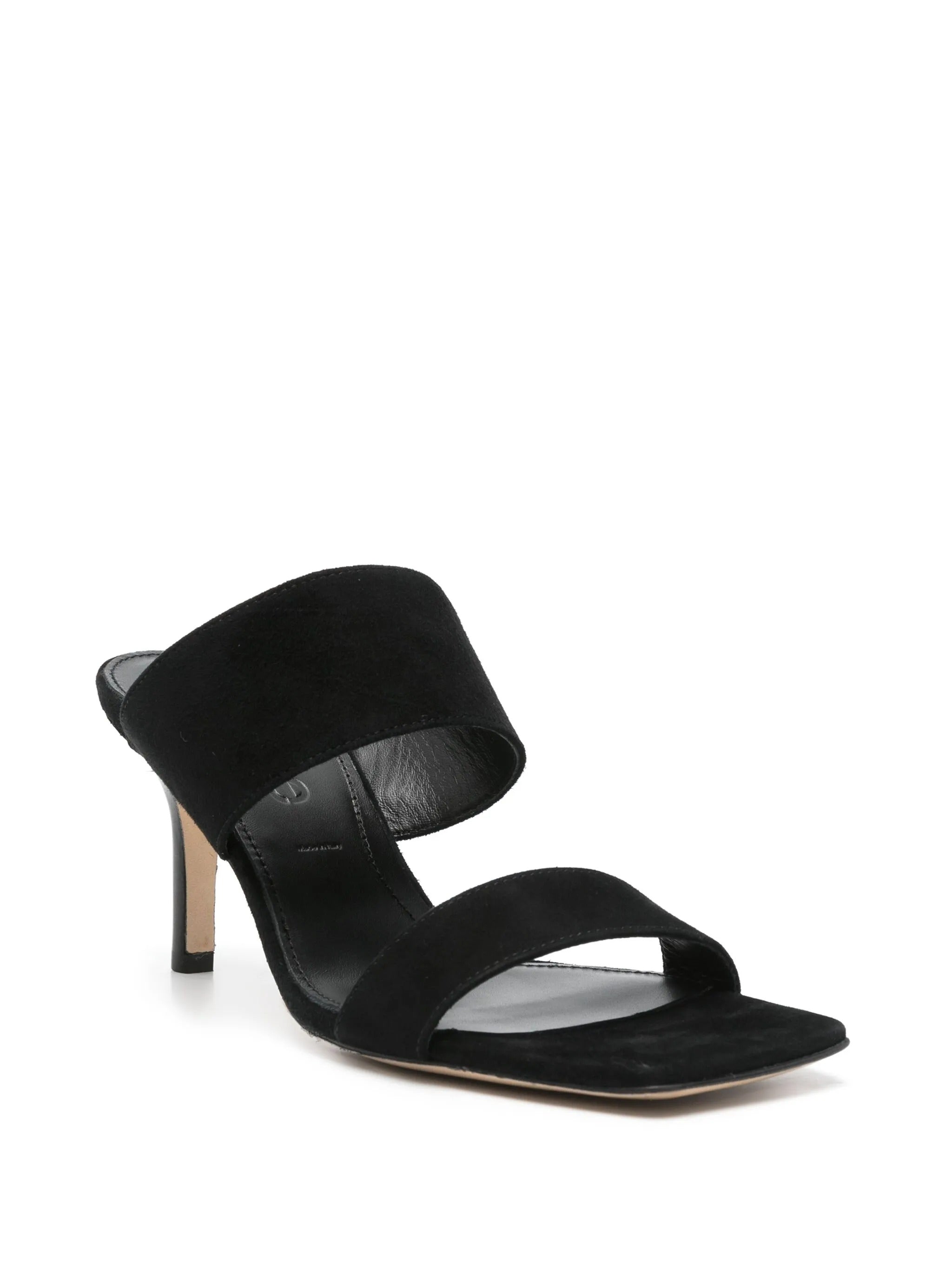 Varvara kid suede leather black