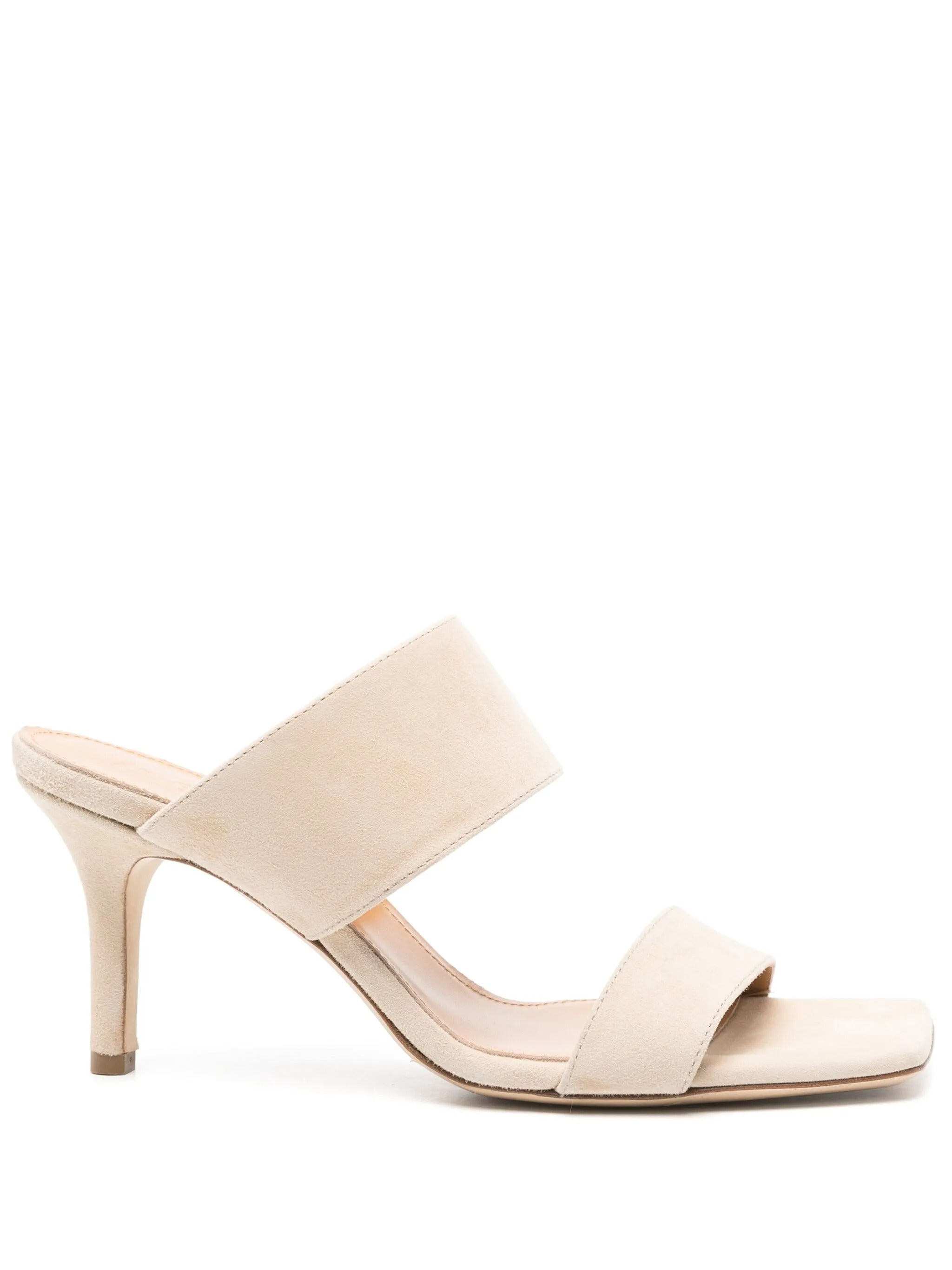 Varvara kid suede leather latte