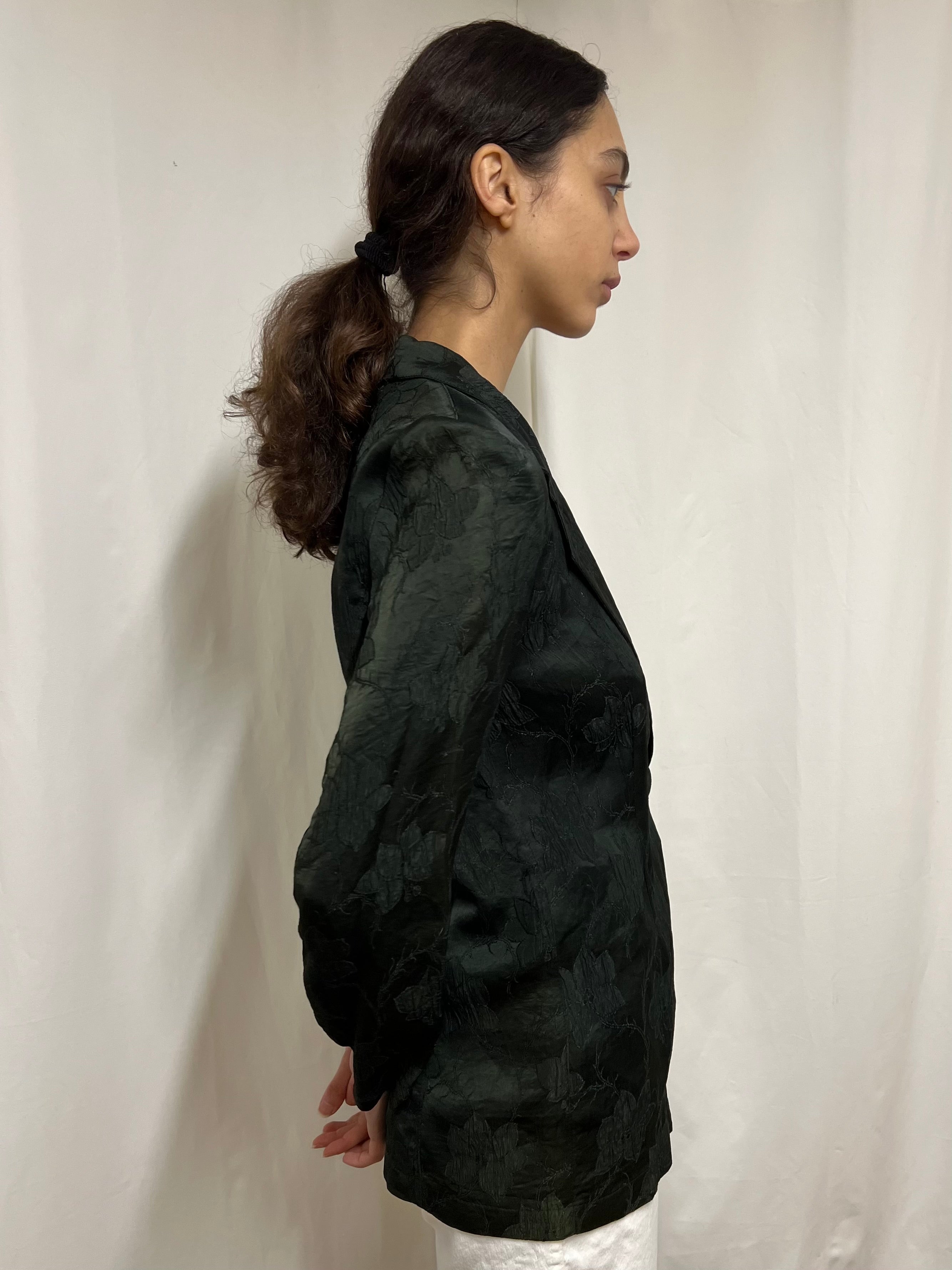 Silk blazer