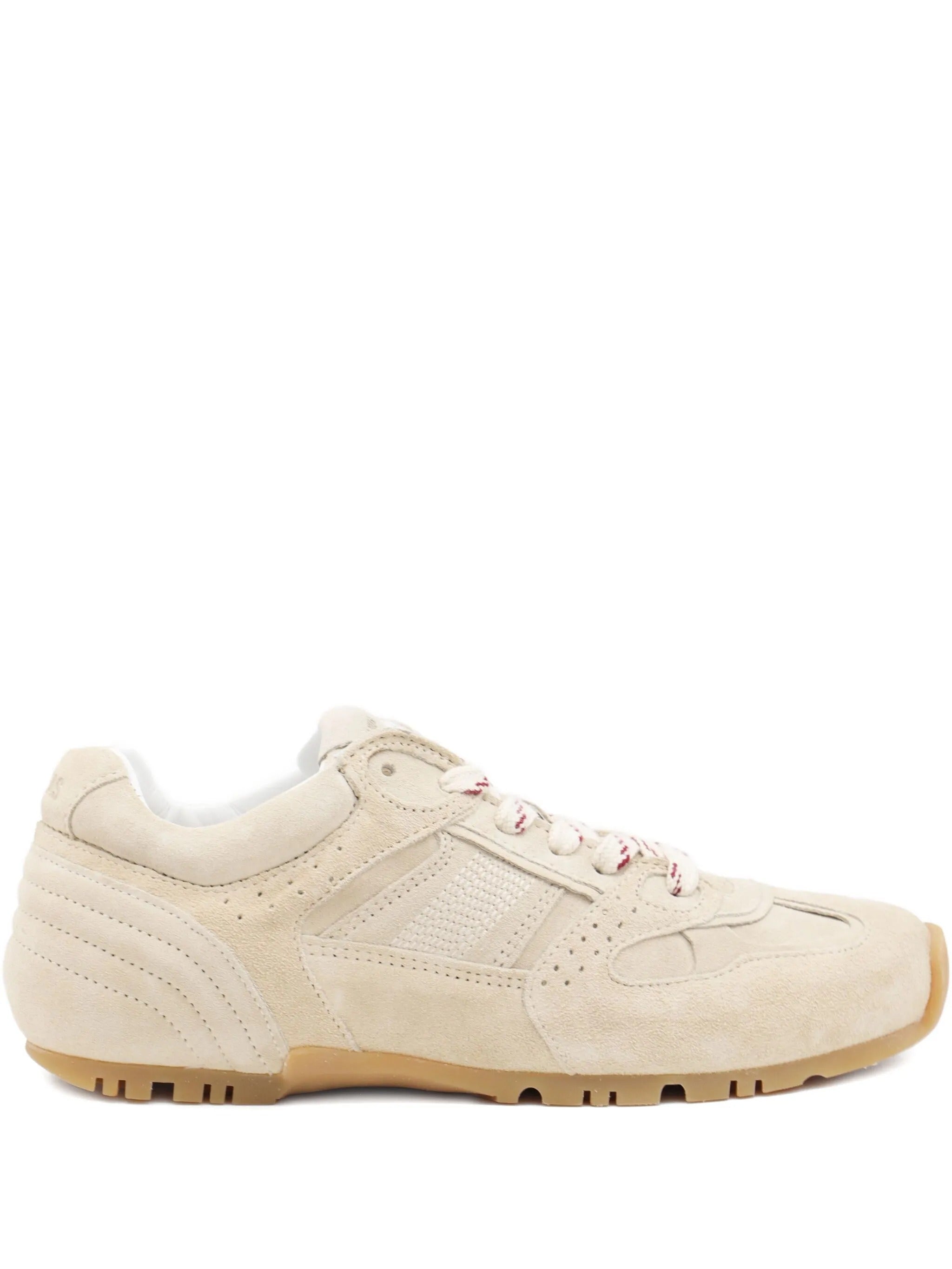 Tb.56 suede cream leather sneakers