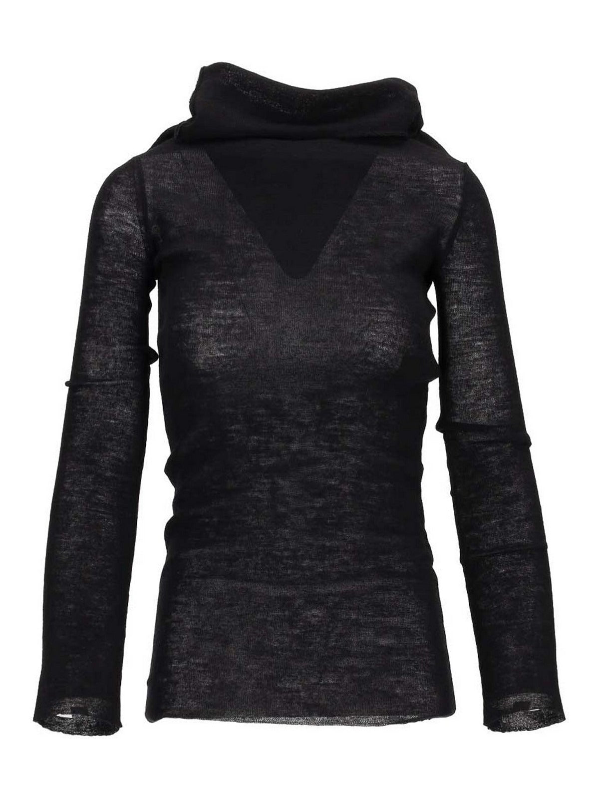 Tizziana drop shoulder long sleeve knitted top