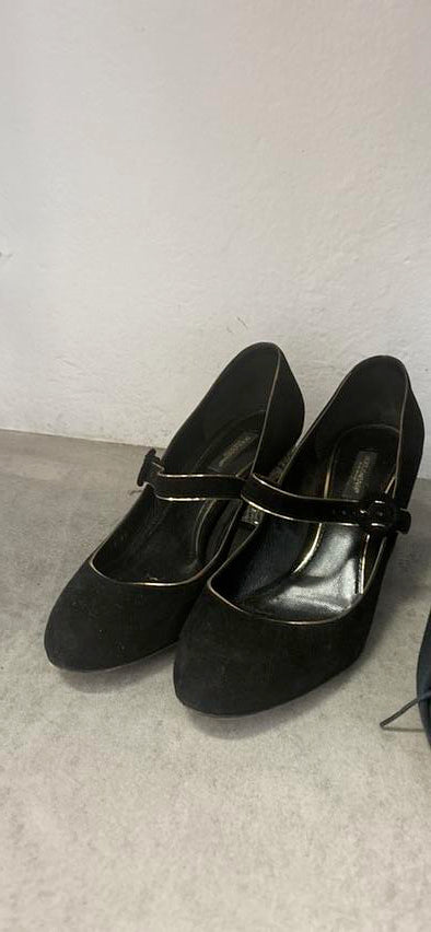 Dolce gabbana black mary janes