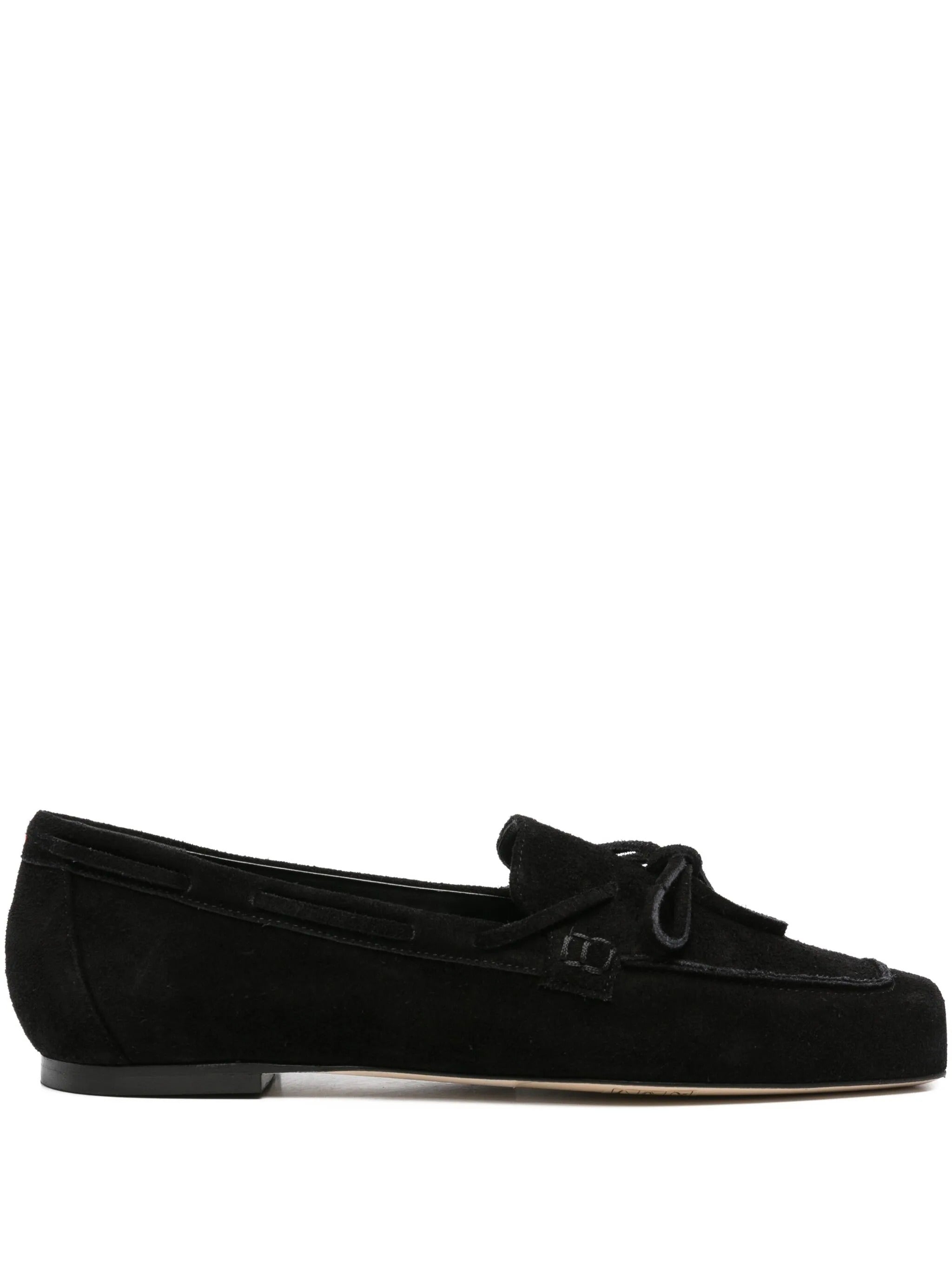 Jasper cow suede leather black
