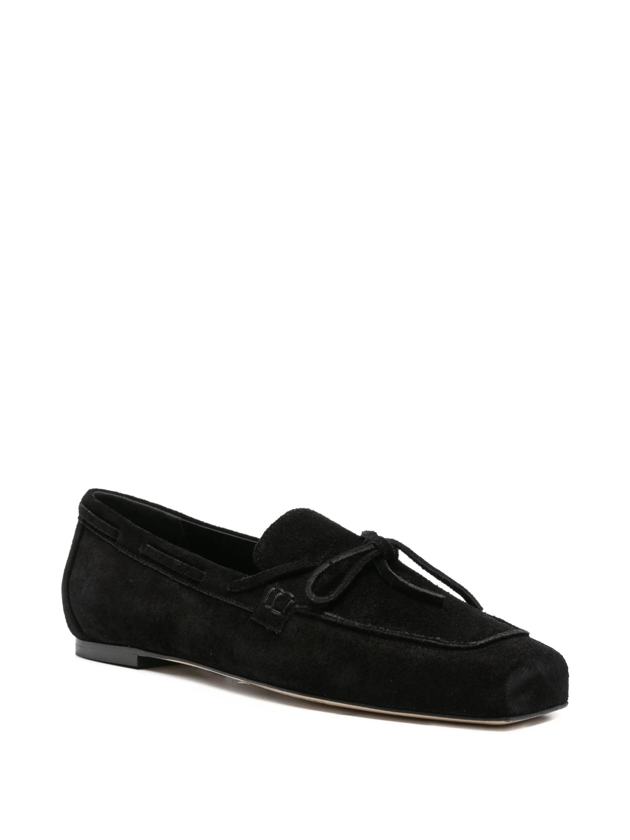 Jasper cow suede leather black