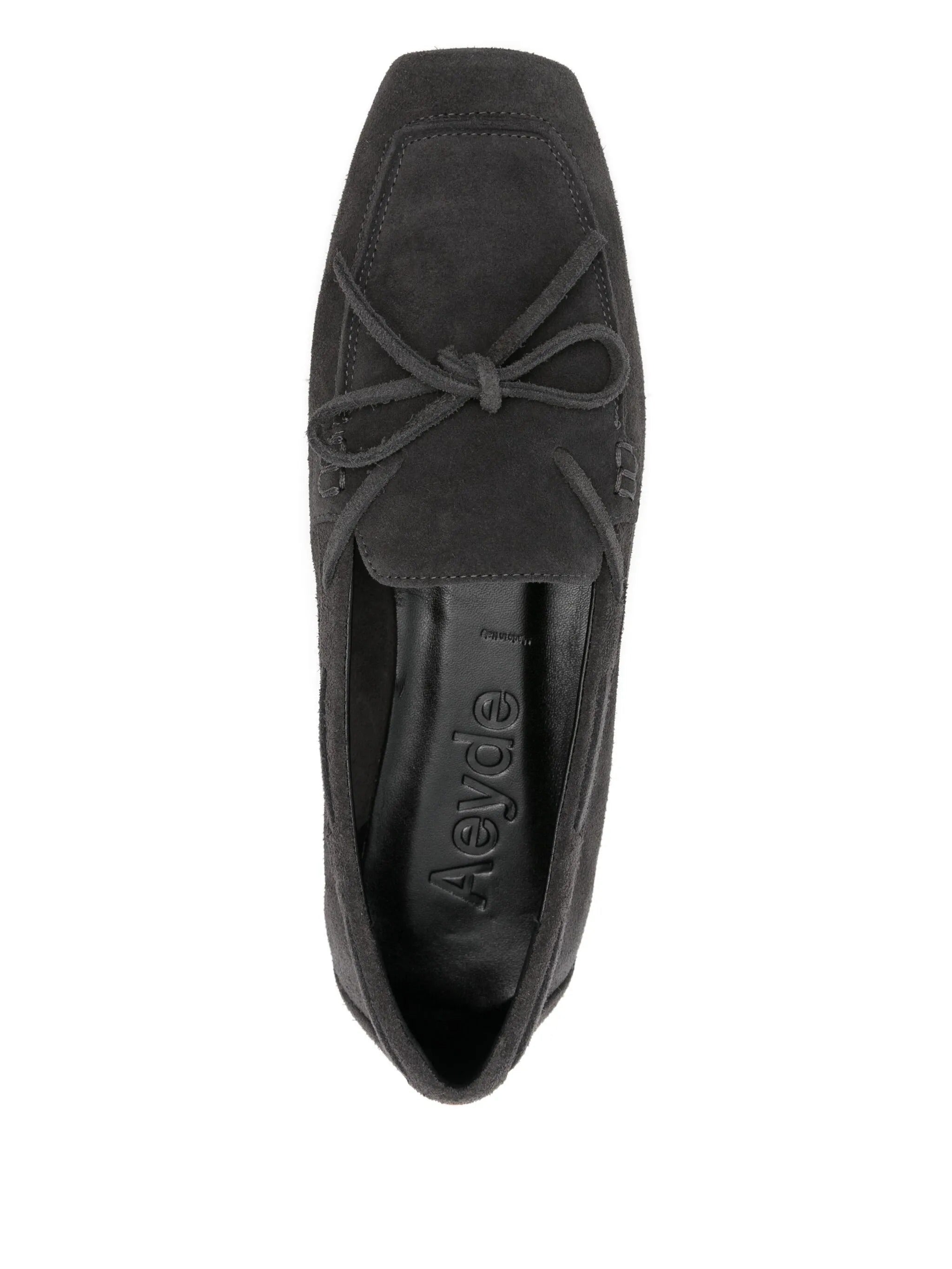 Jasper cow suede leather charcoal