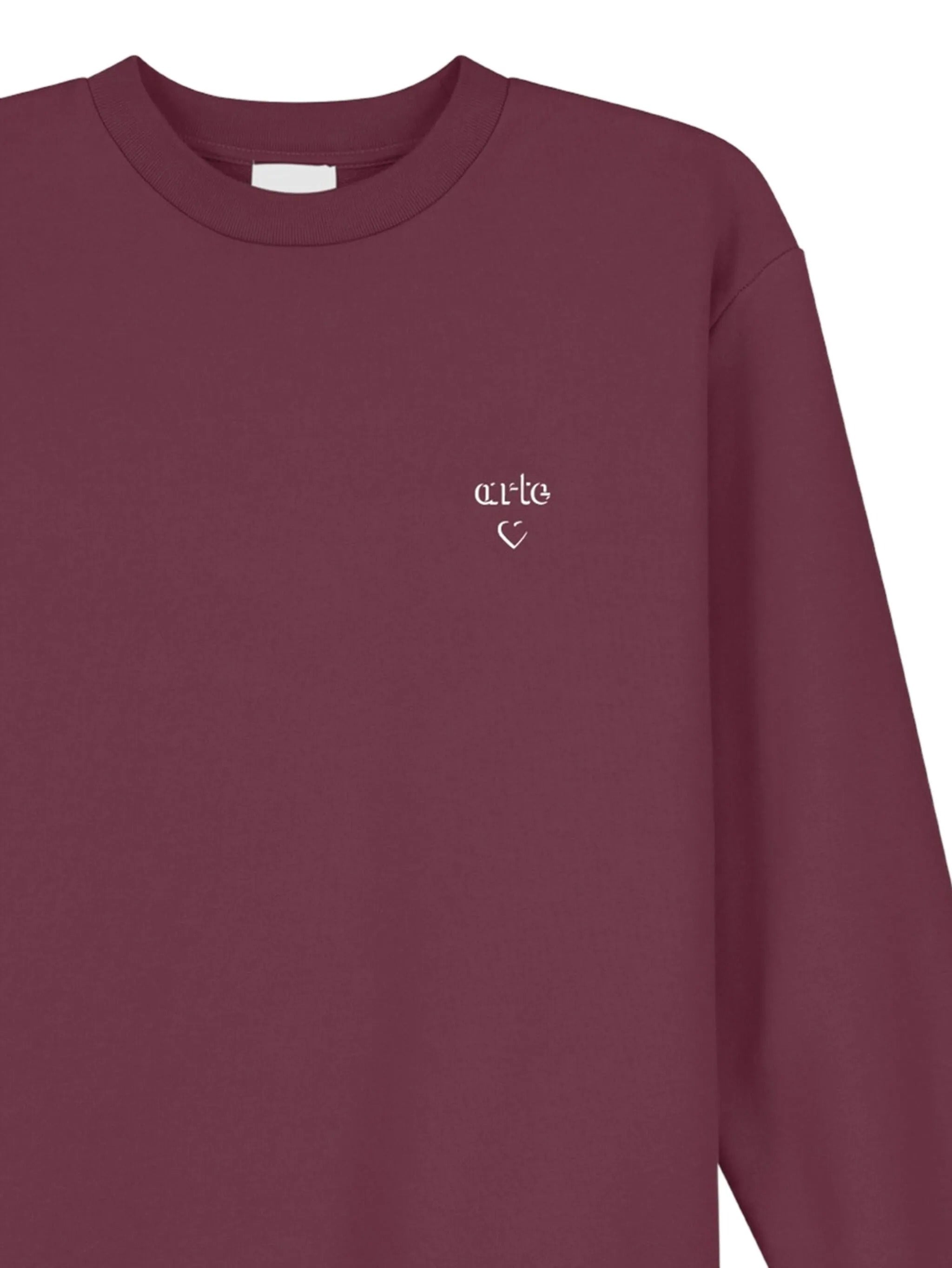 Arte heart crewneck
