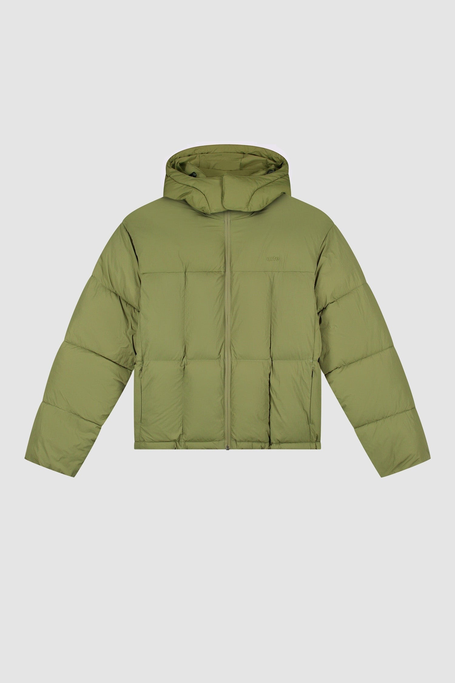 Special cuts puffer jacket