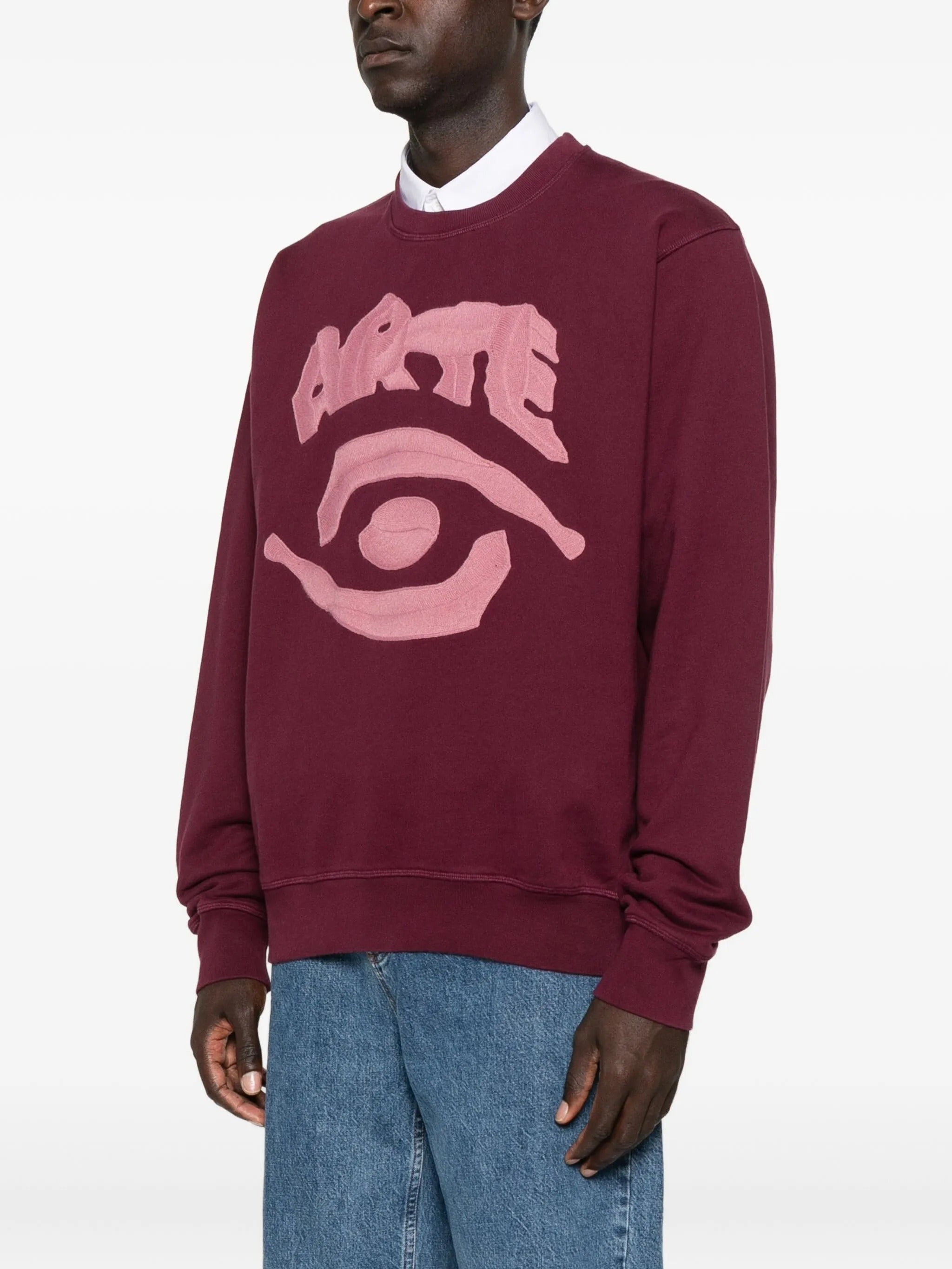 Eye front crewneck