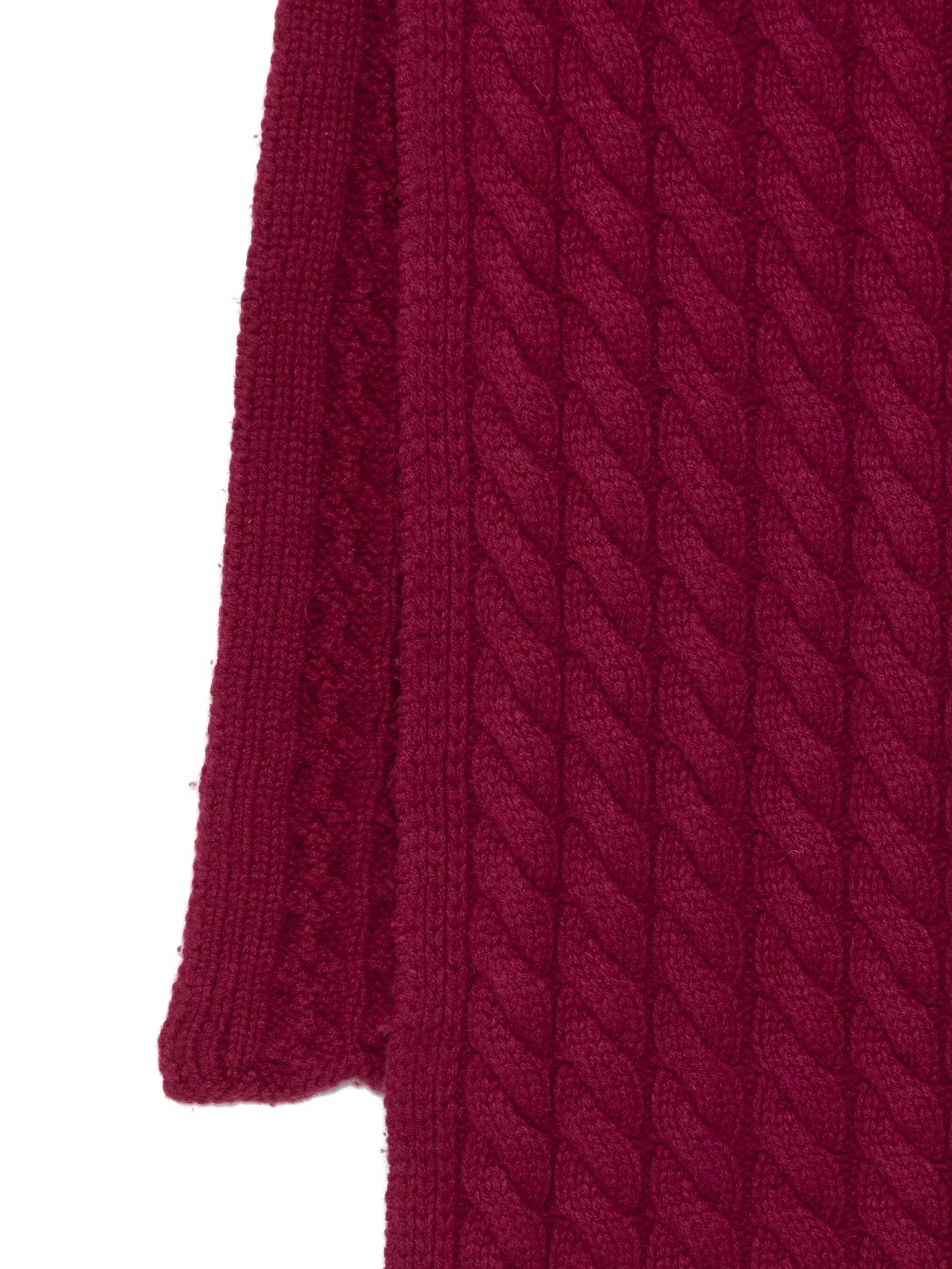 Textured logo scarf