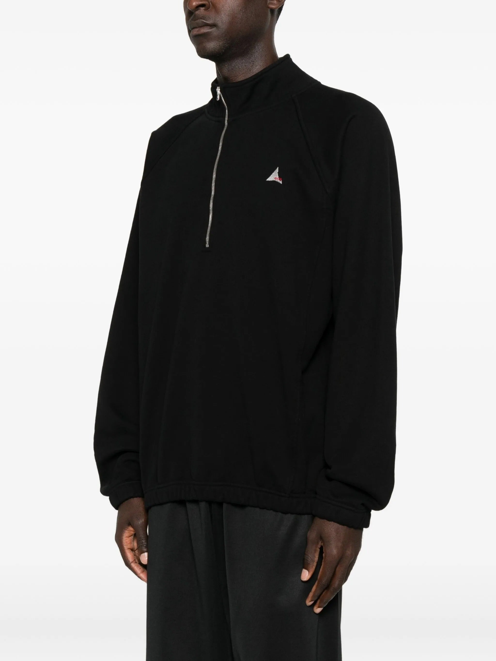 Logo 490gsm heavy half zip
