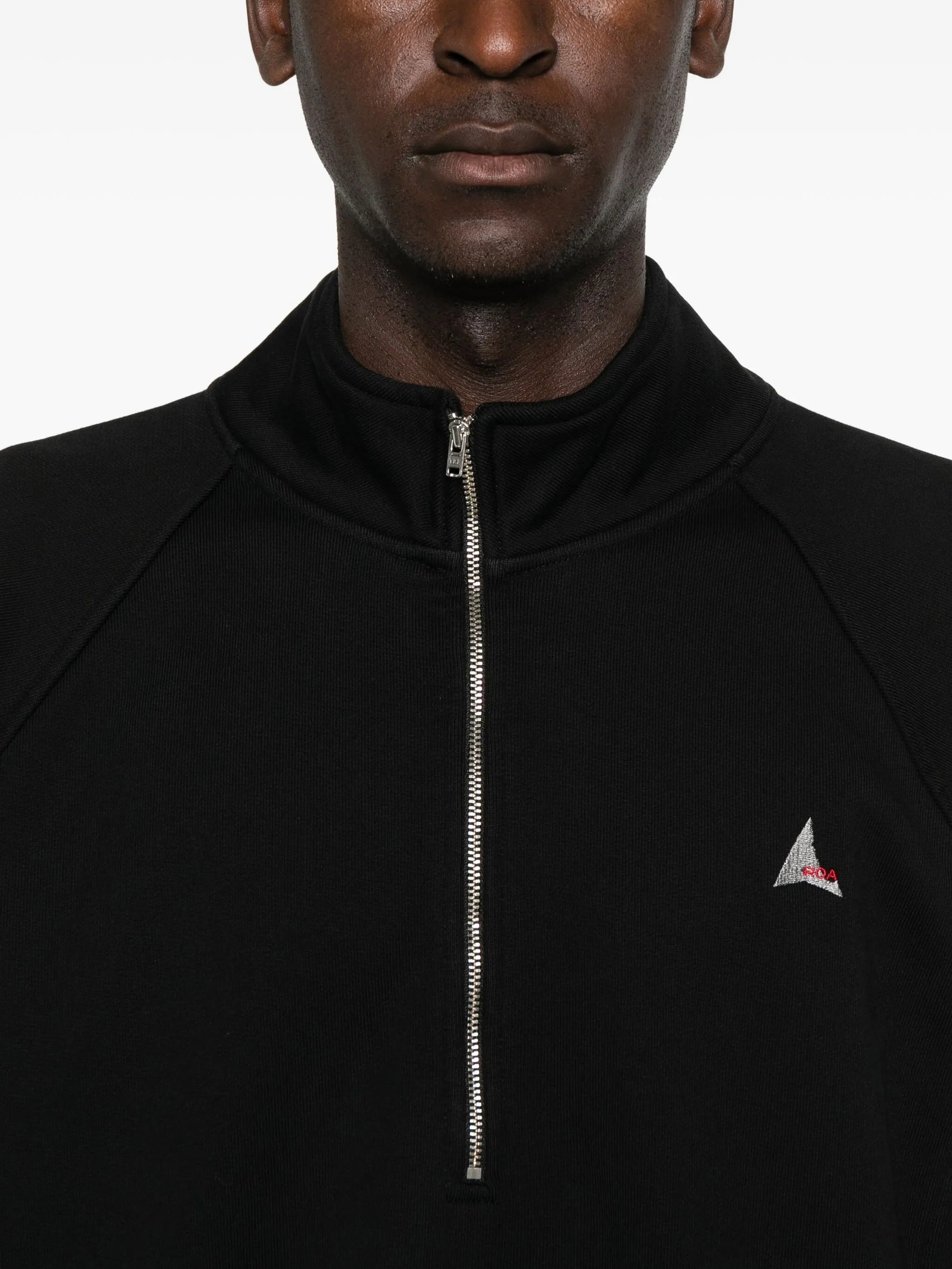 Logo 490gsm heavy half zip