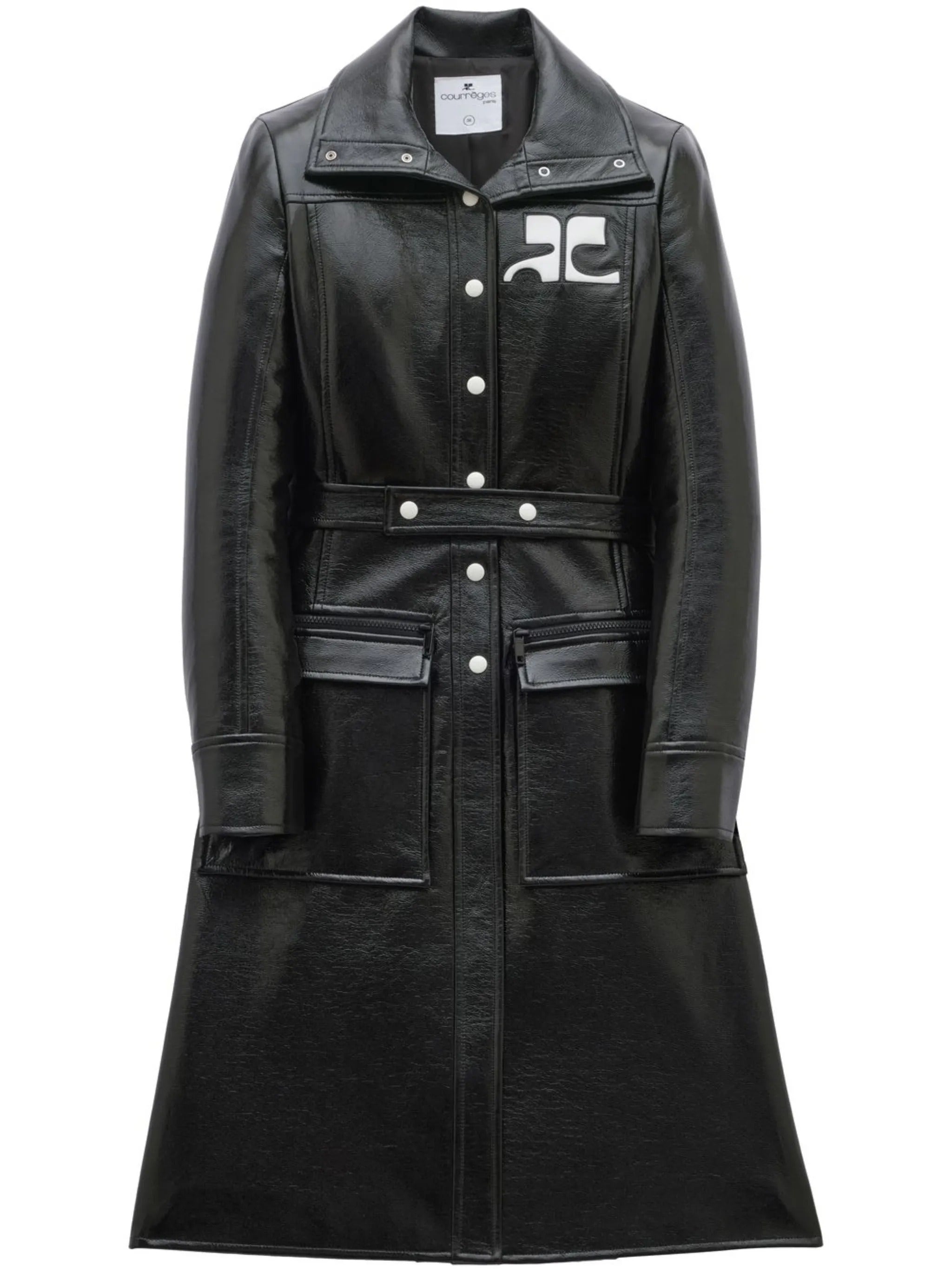 Reedition vinyl trench coat