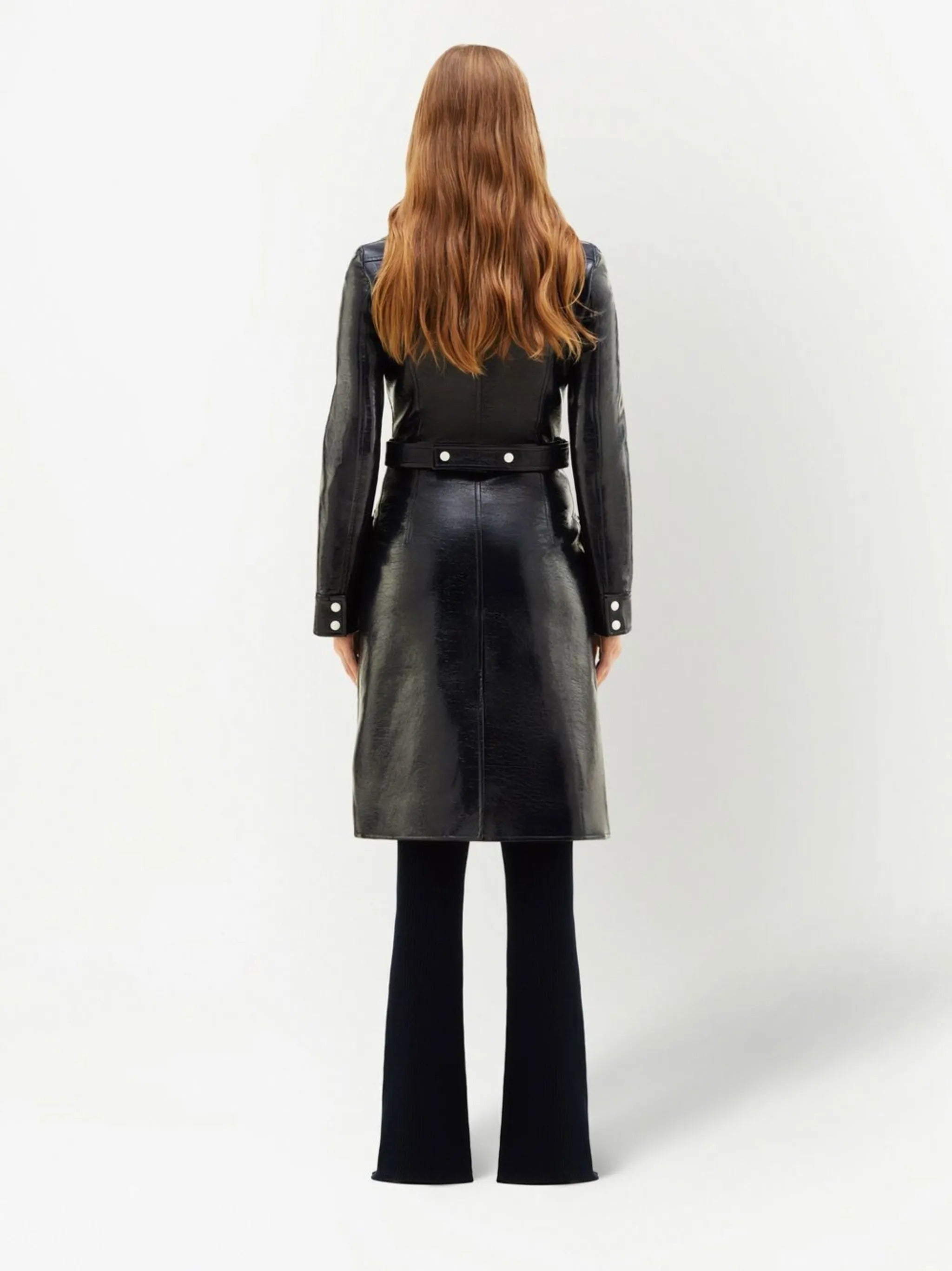 Reedition vinyl trench coat