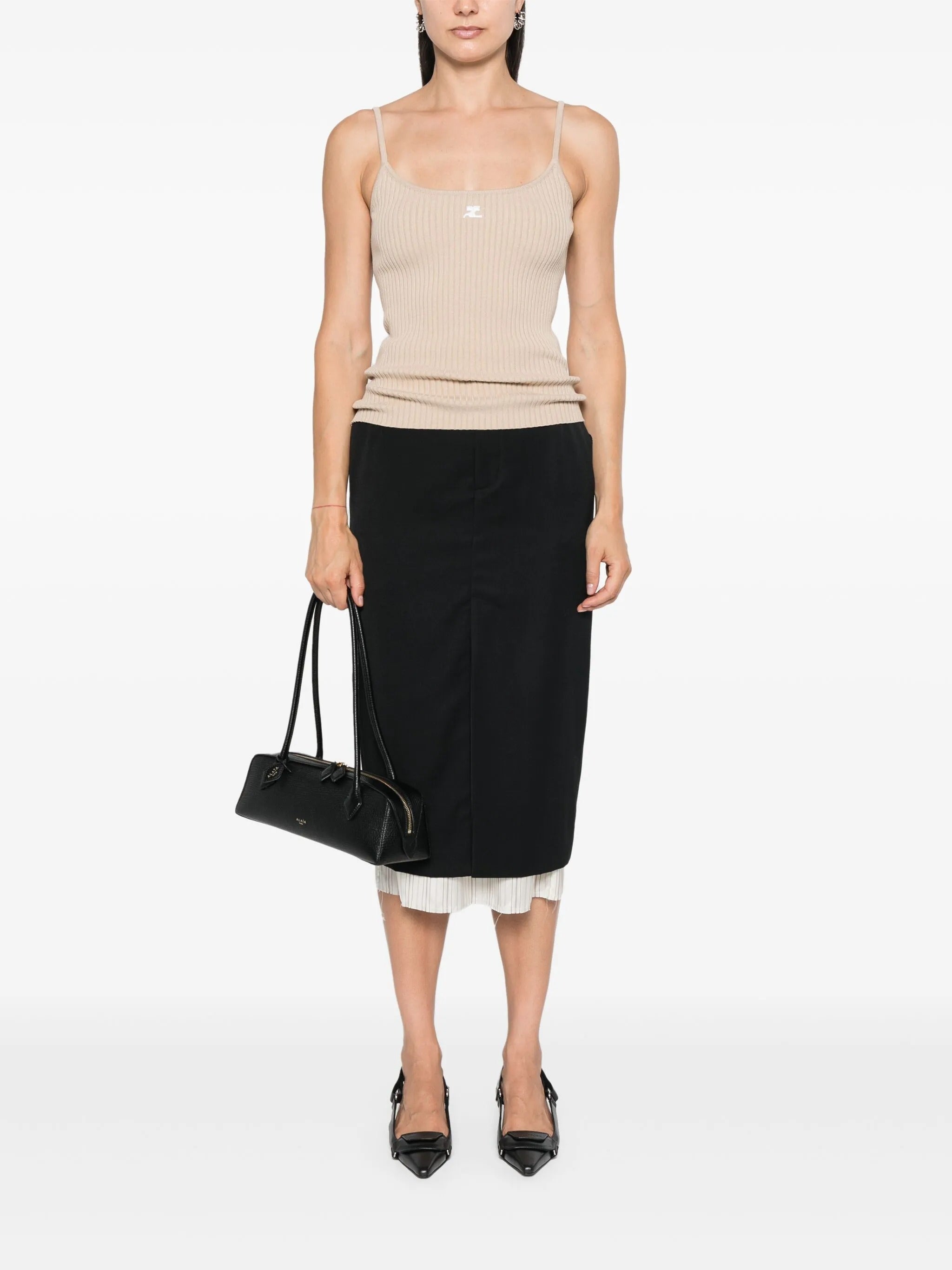Reedition knit tank top