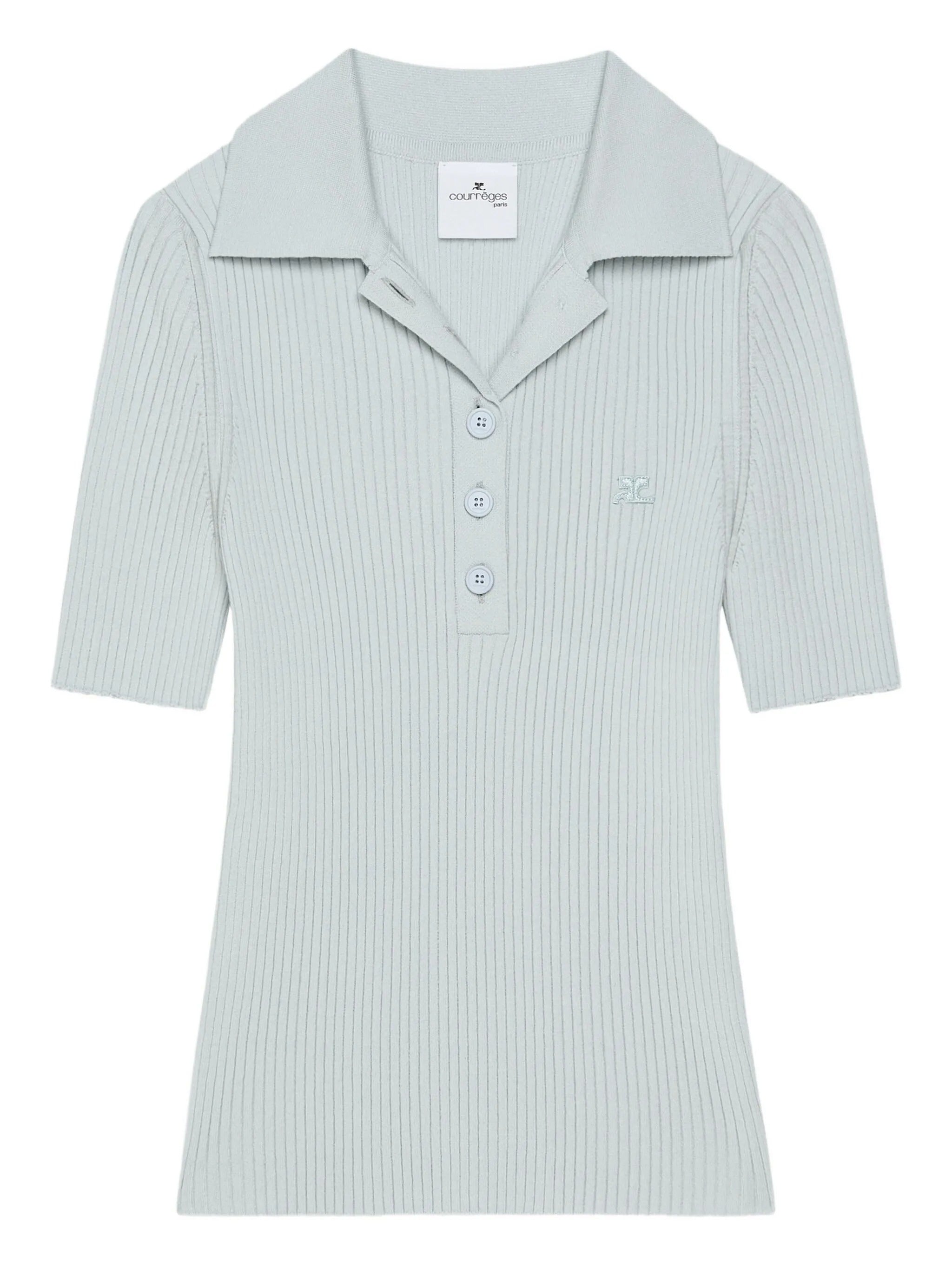 Signature rib knit polo