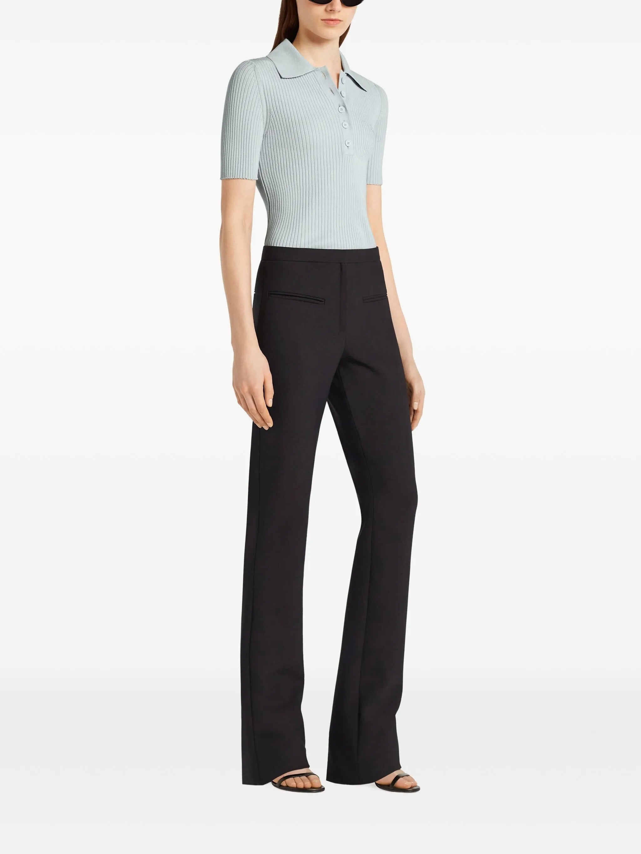 Signature rib knit polo