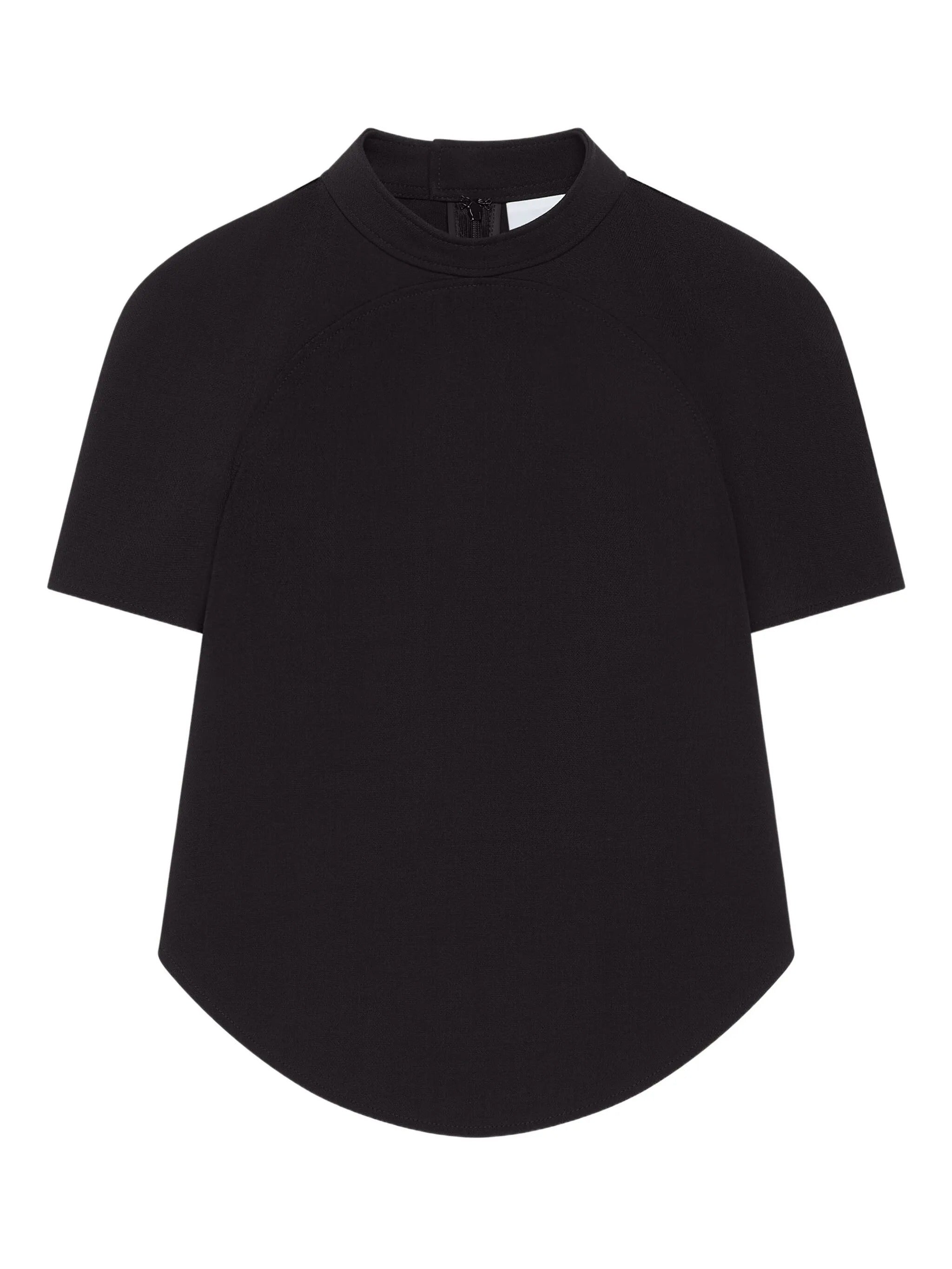 Circle heritage crepe top