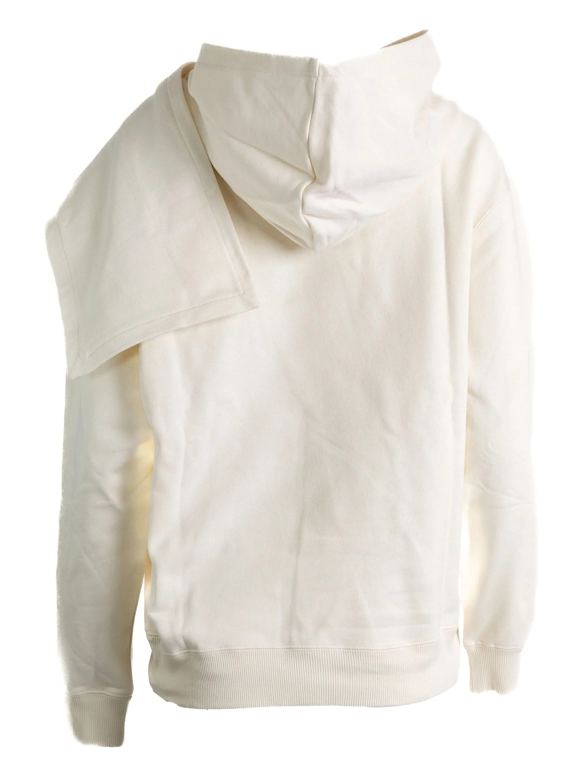 Scarf embroidered hoodie