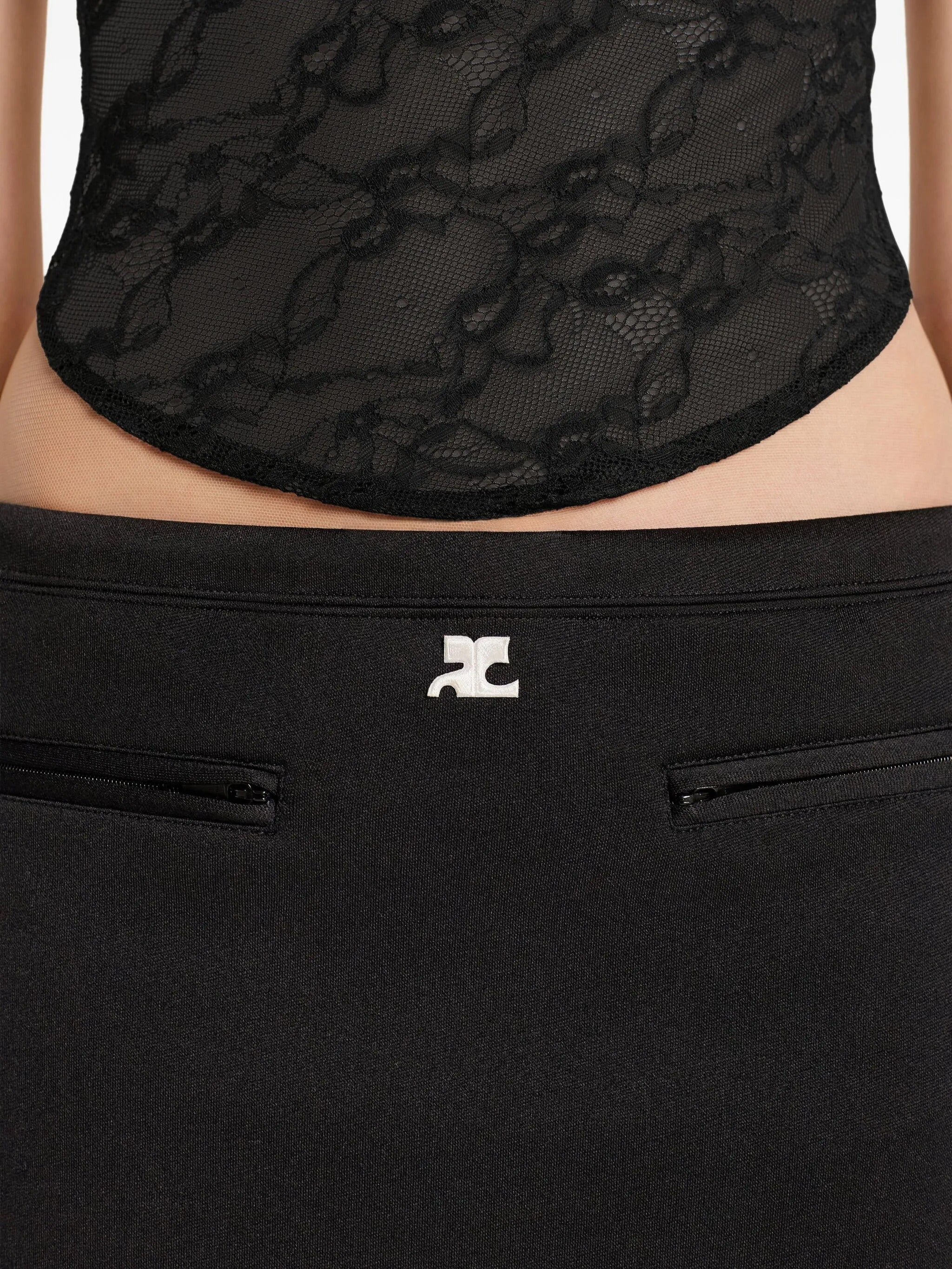 Interlock tracksuit skirt