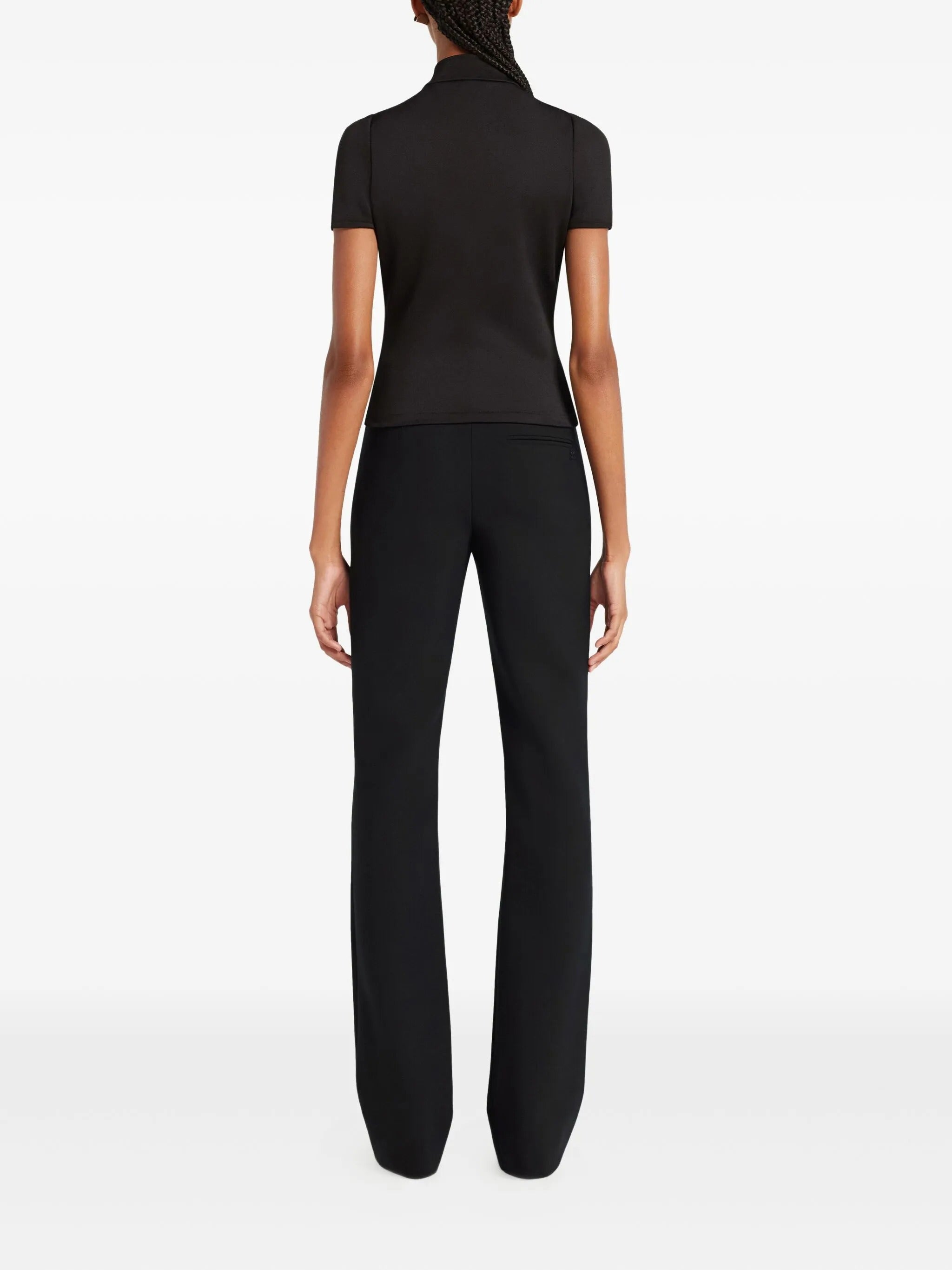 Interlock zipped top