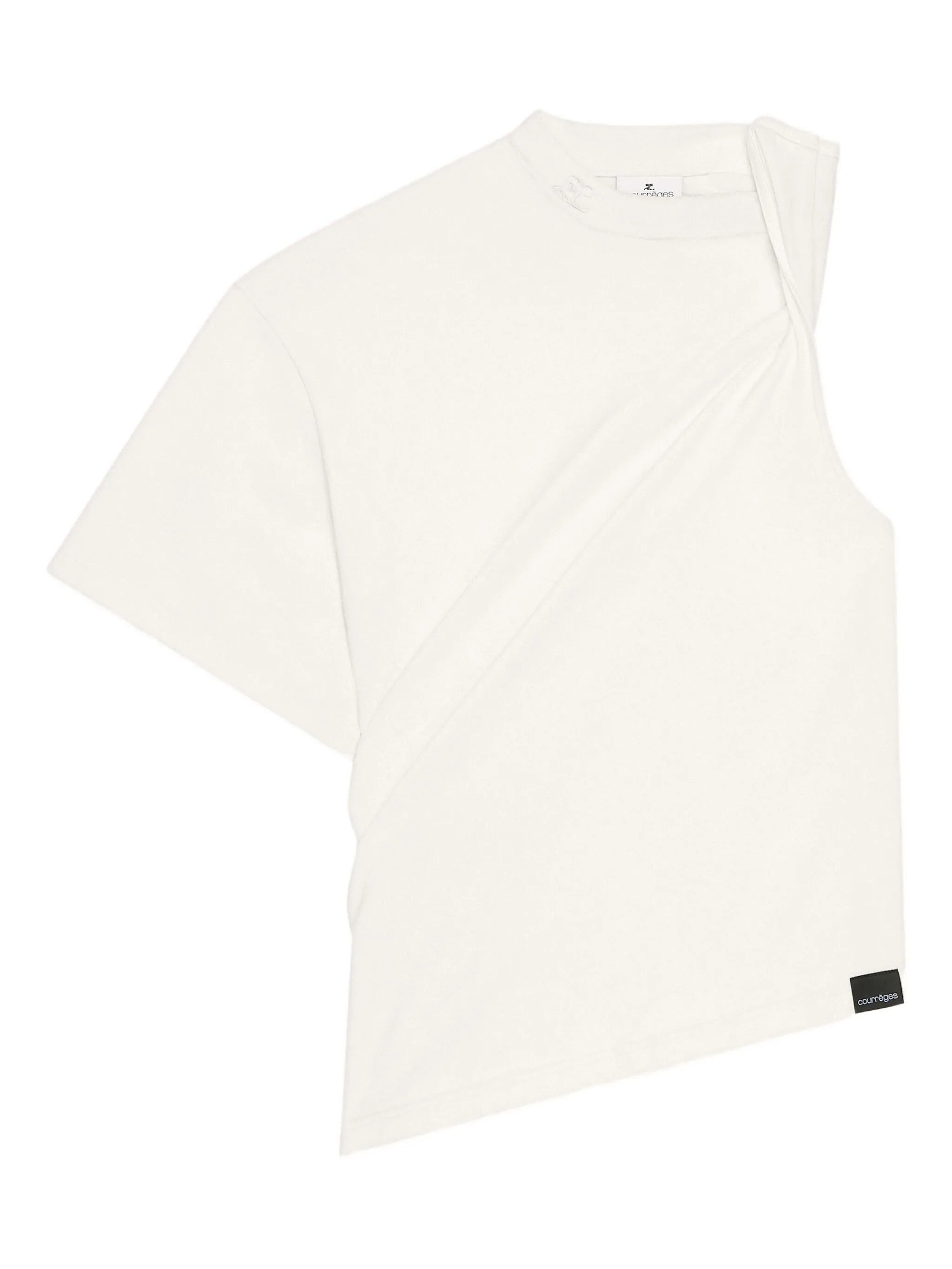 Twist asymmetrical t-shirt