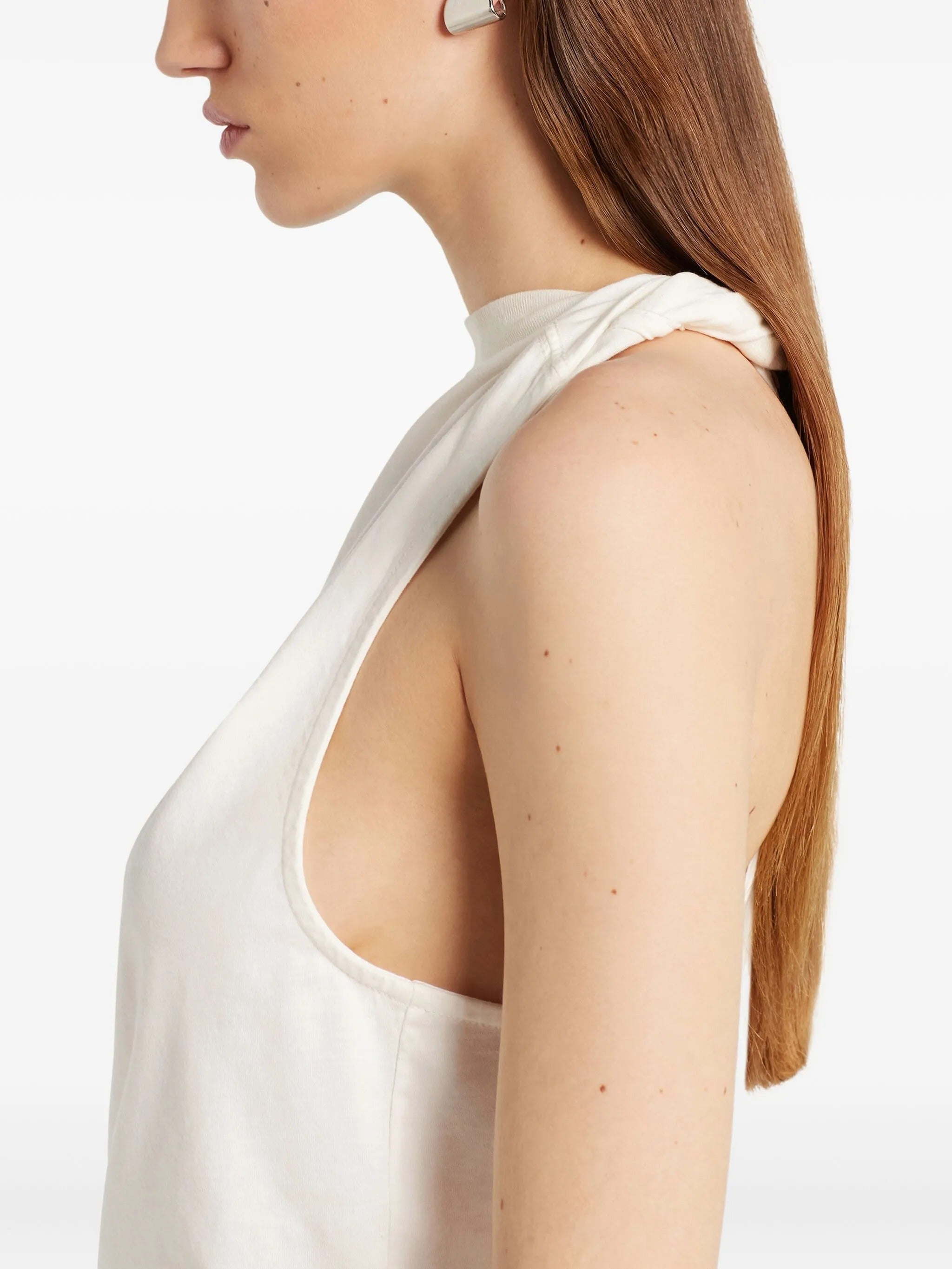 Twist asymmetrical t-shirt