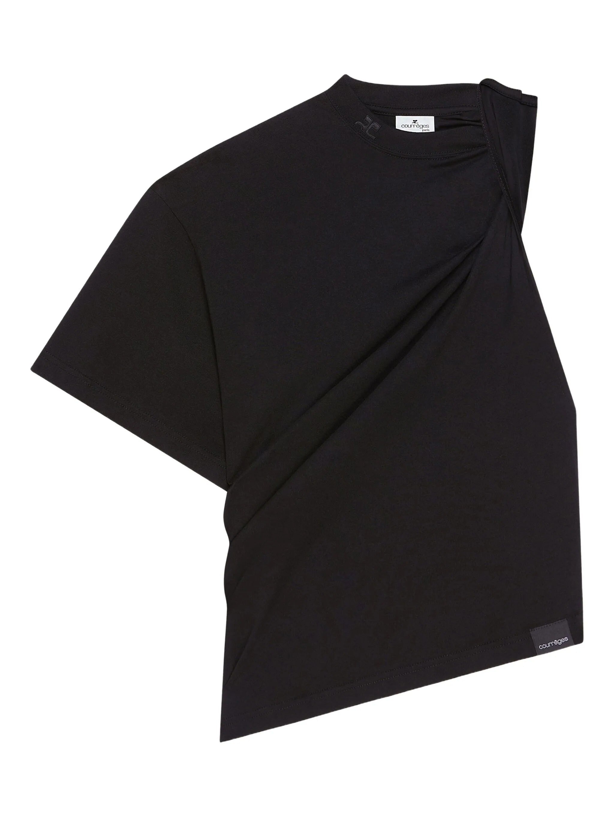 Twist asymmetrical t-shirt