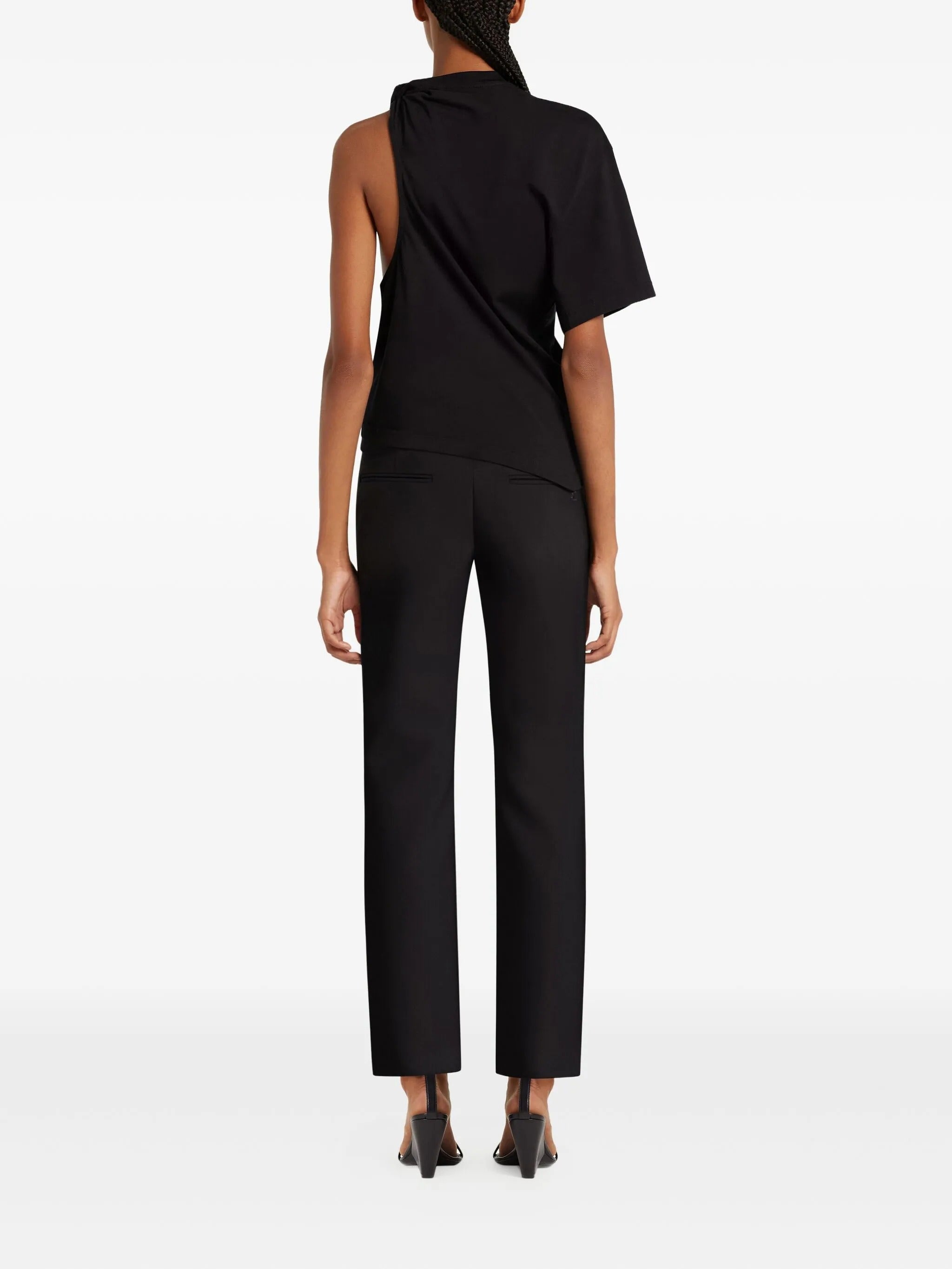 Twist asymmetrical t-shirt