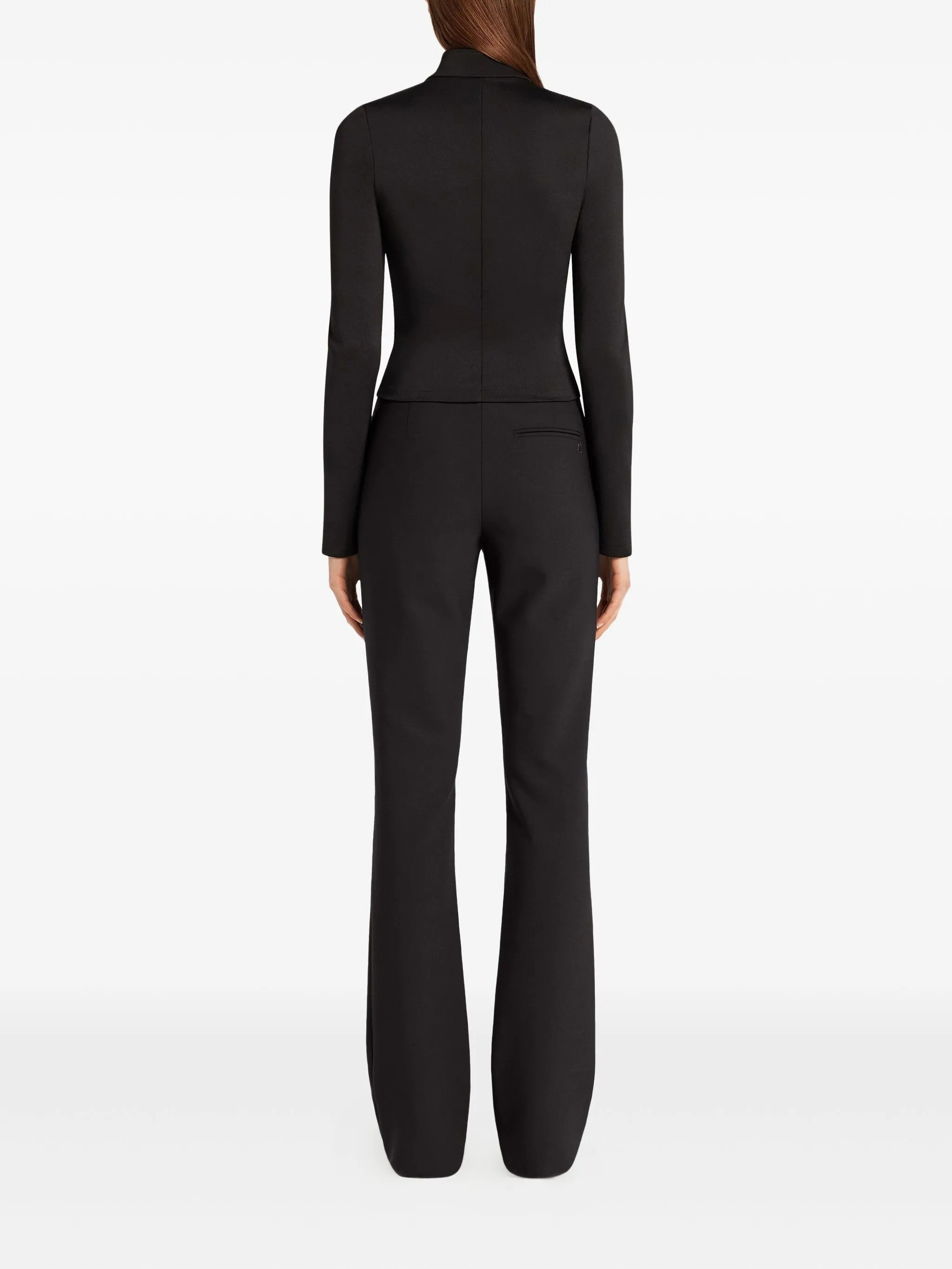 Biker tracksuit interlock jacket