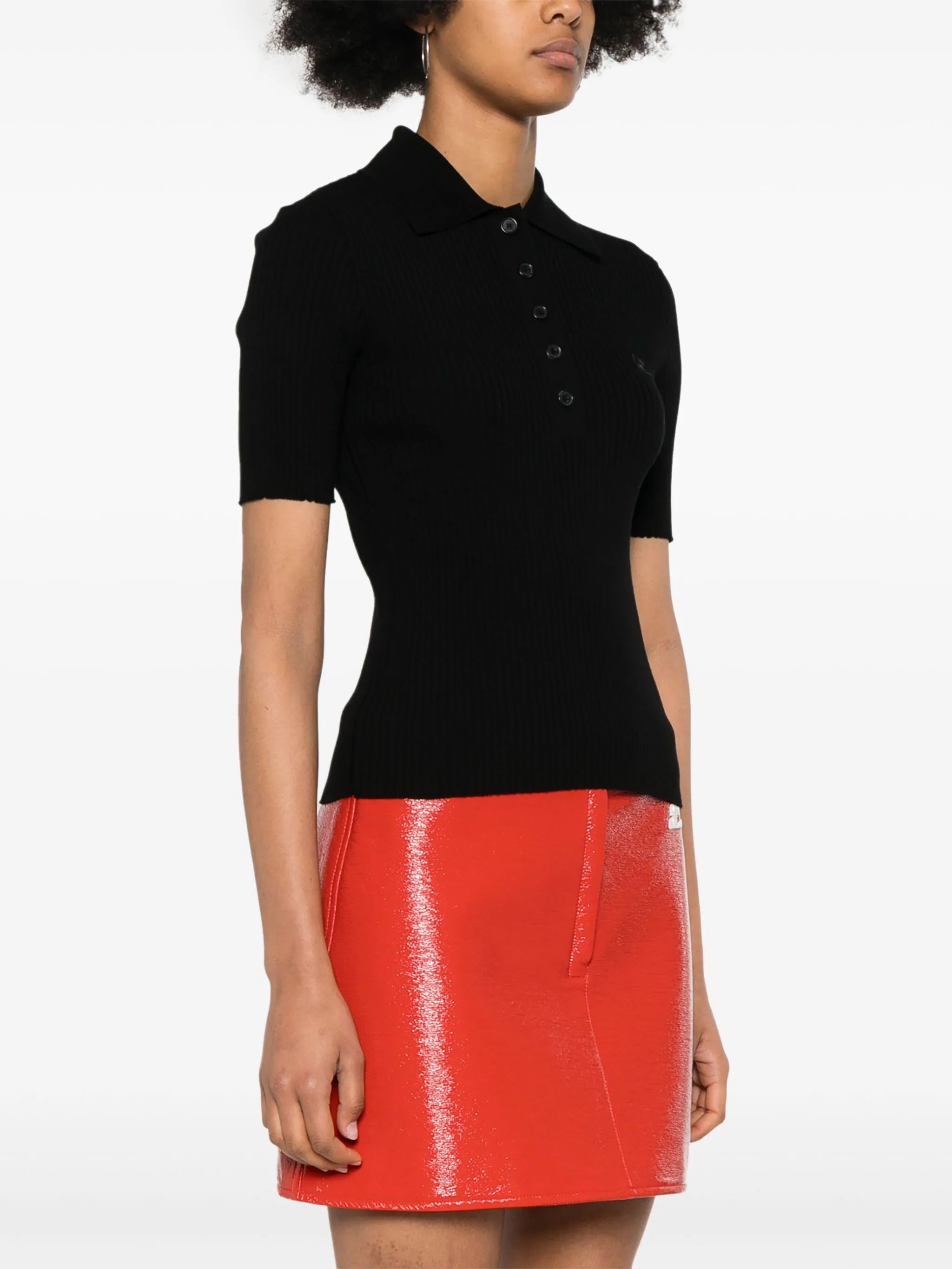 Signature rib knit polo