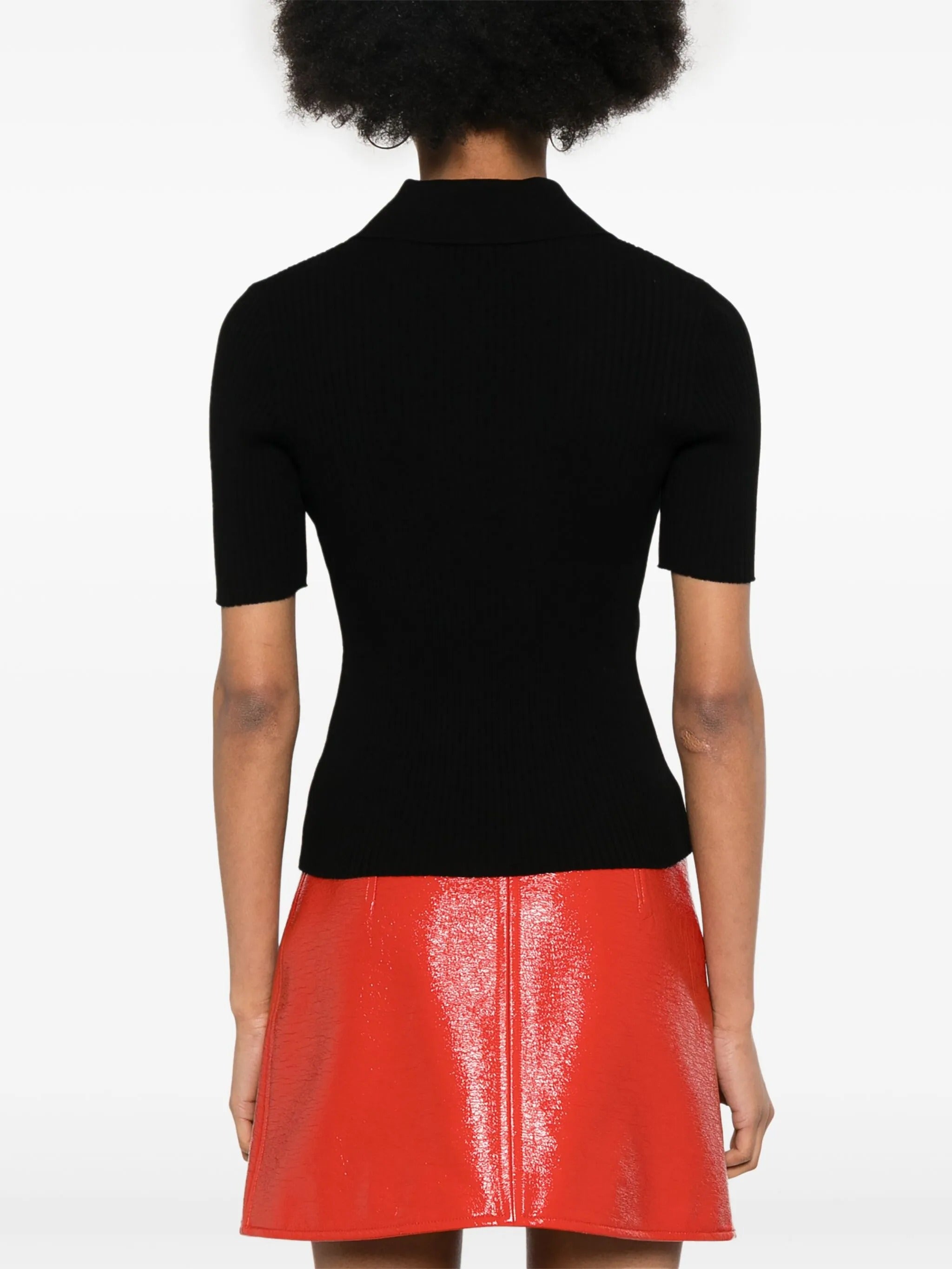 Signature rib knit polo