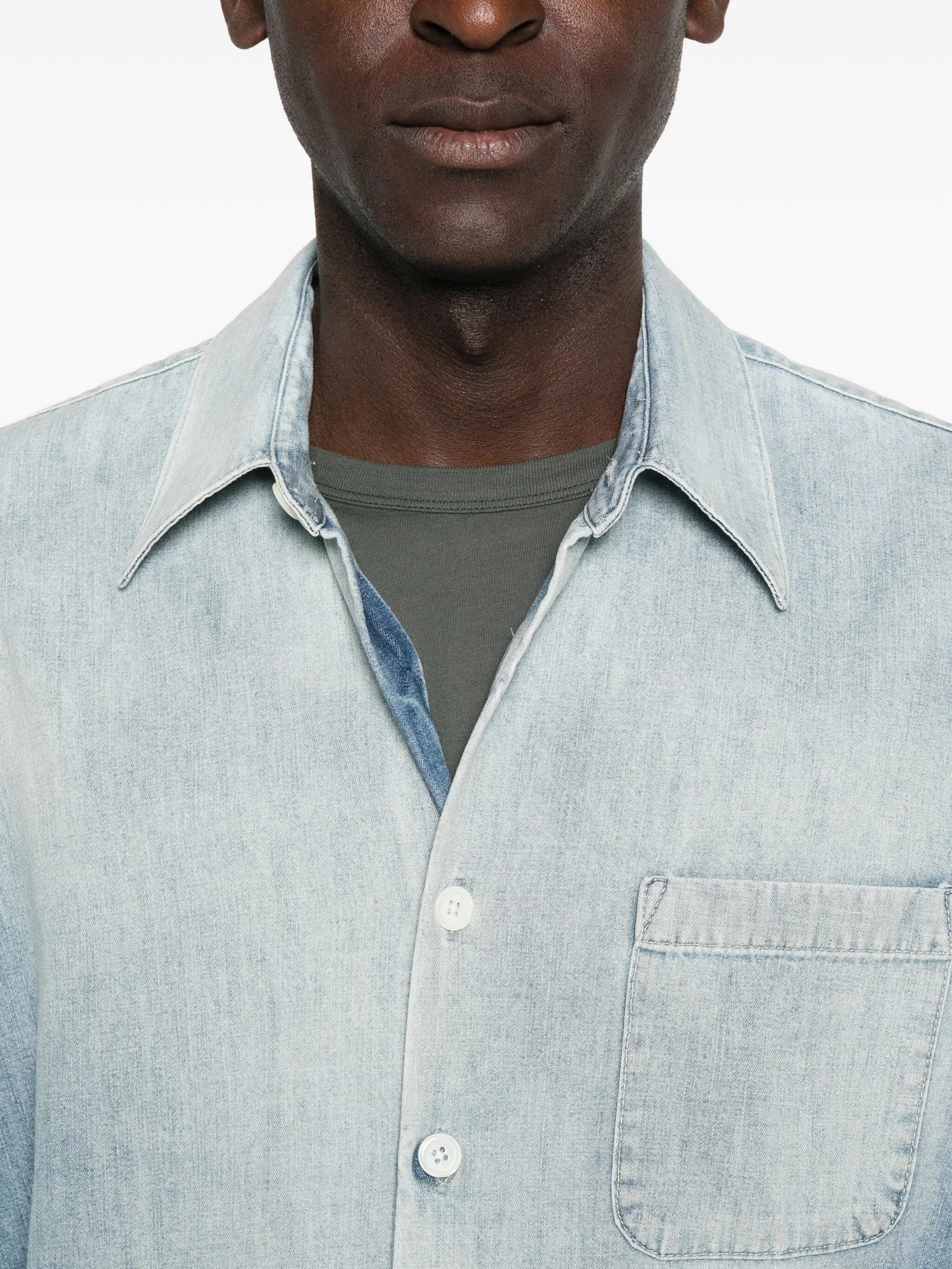 Above shirt