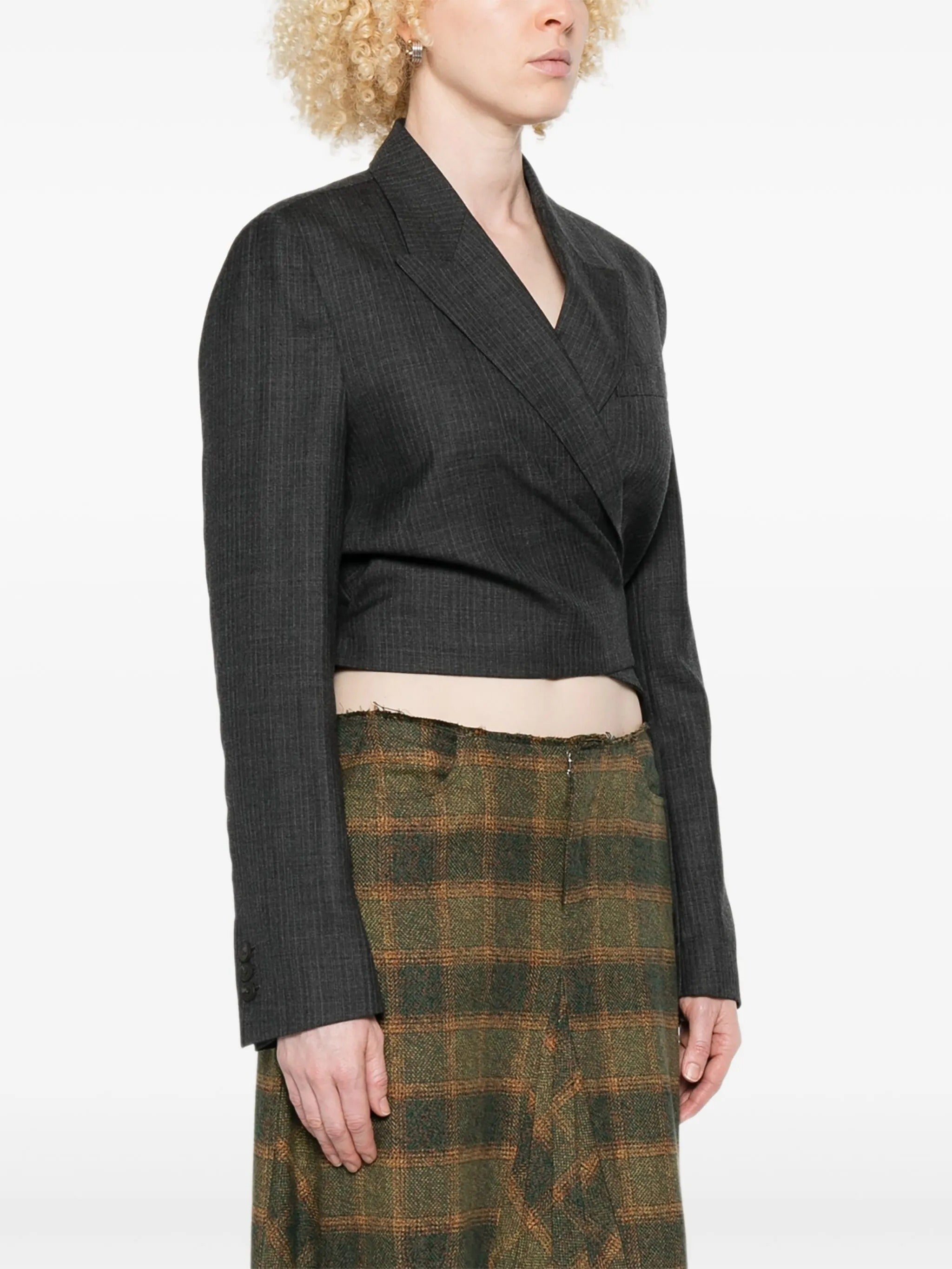 Wrap blazer