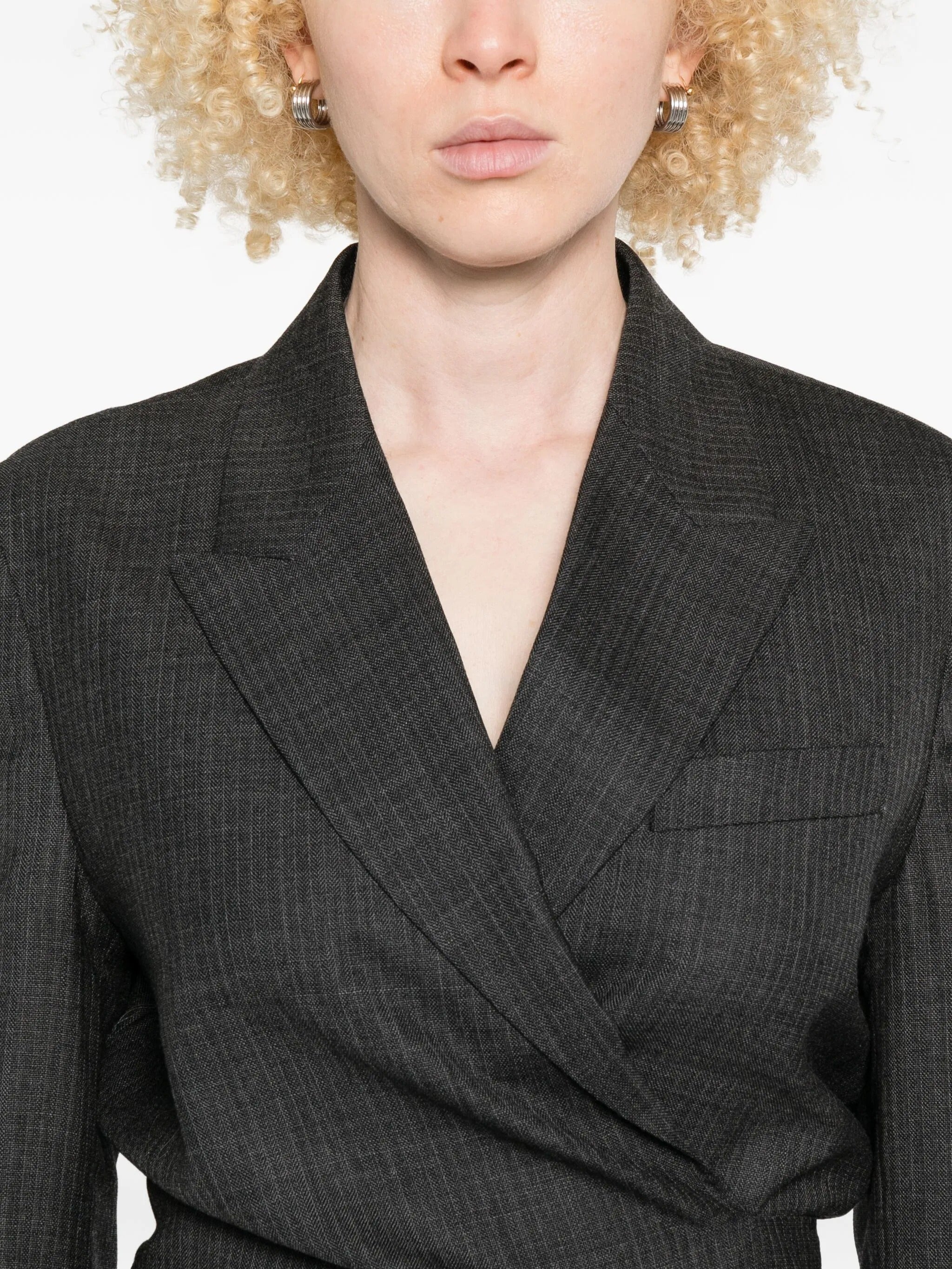 Wrap blazer