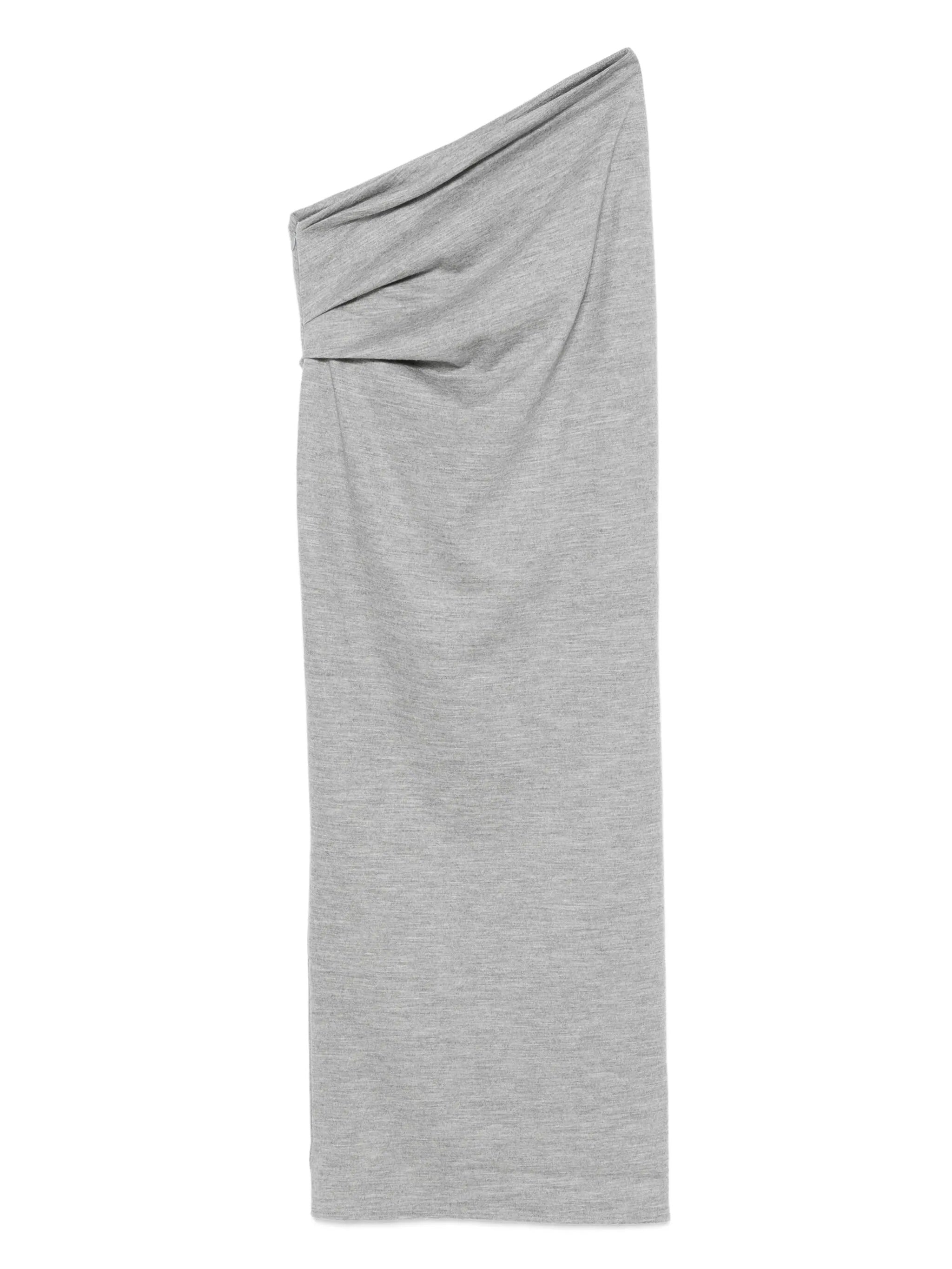 Wool skirt dust grey
