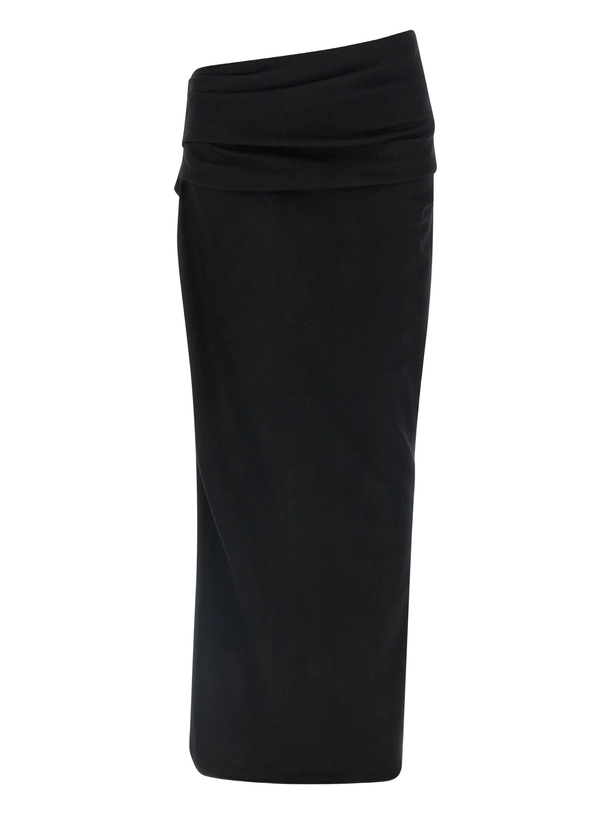 Wool skirt black