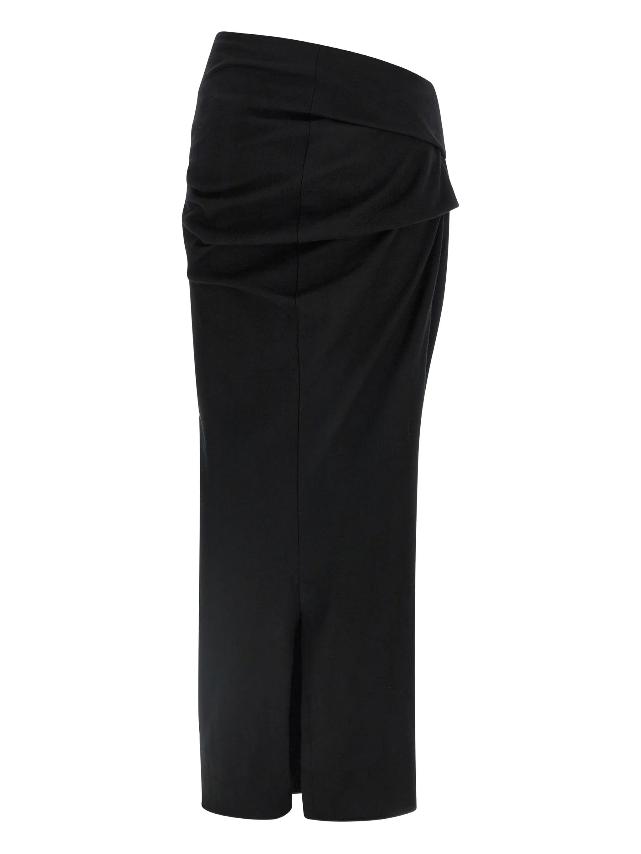Wool skirt black