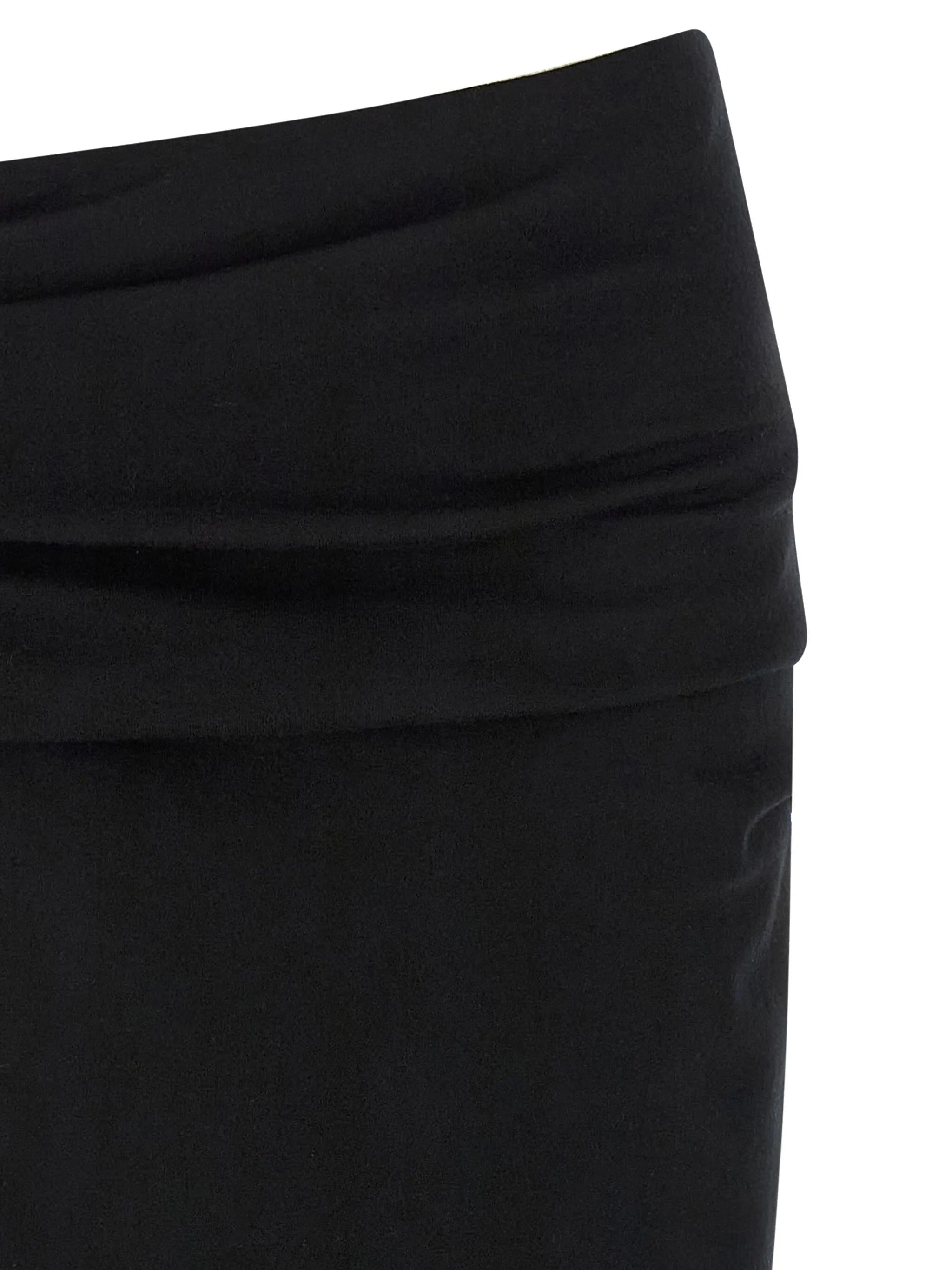 Wool skirt black