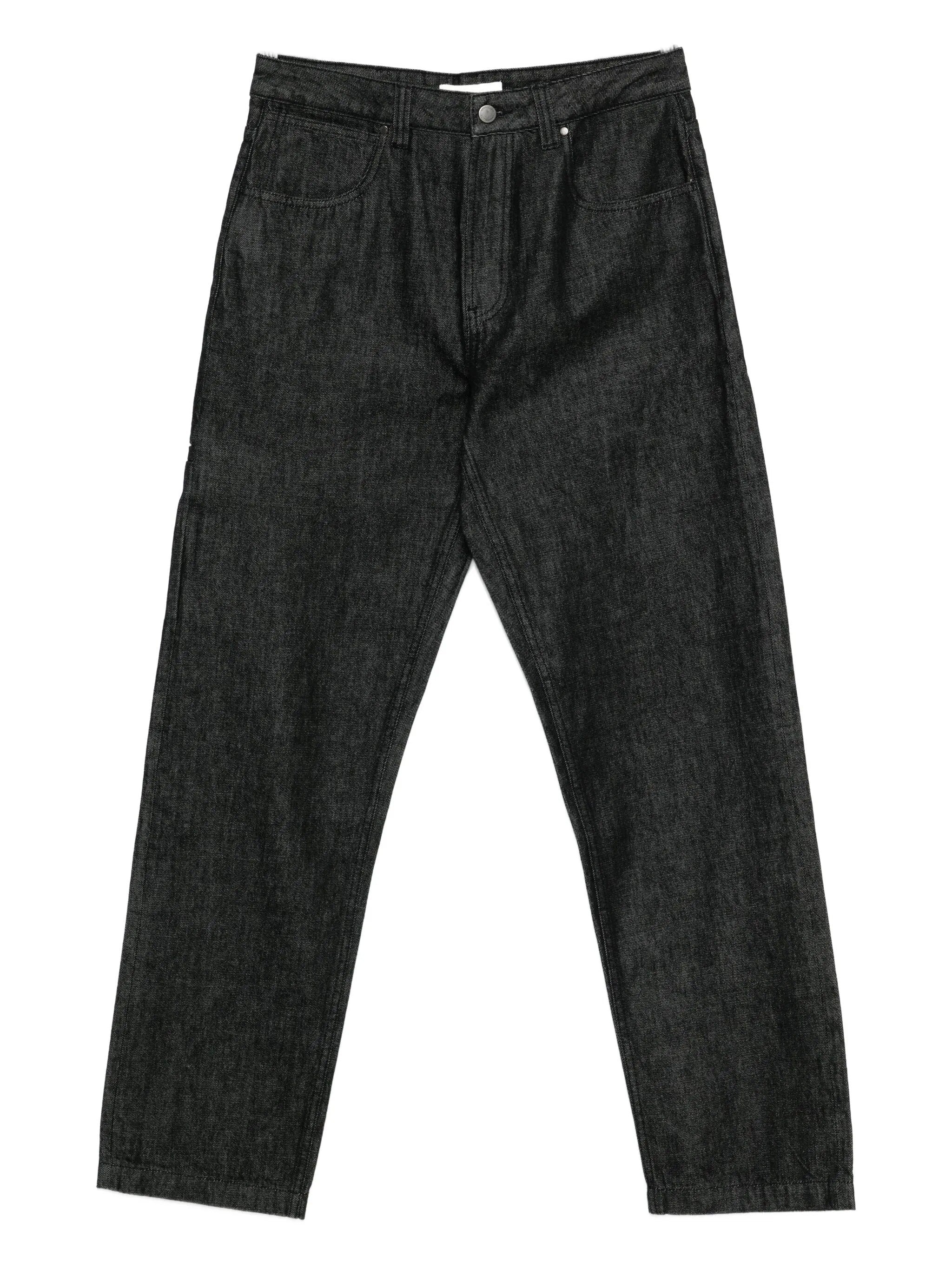 Regular jean raw black