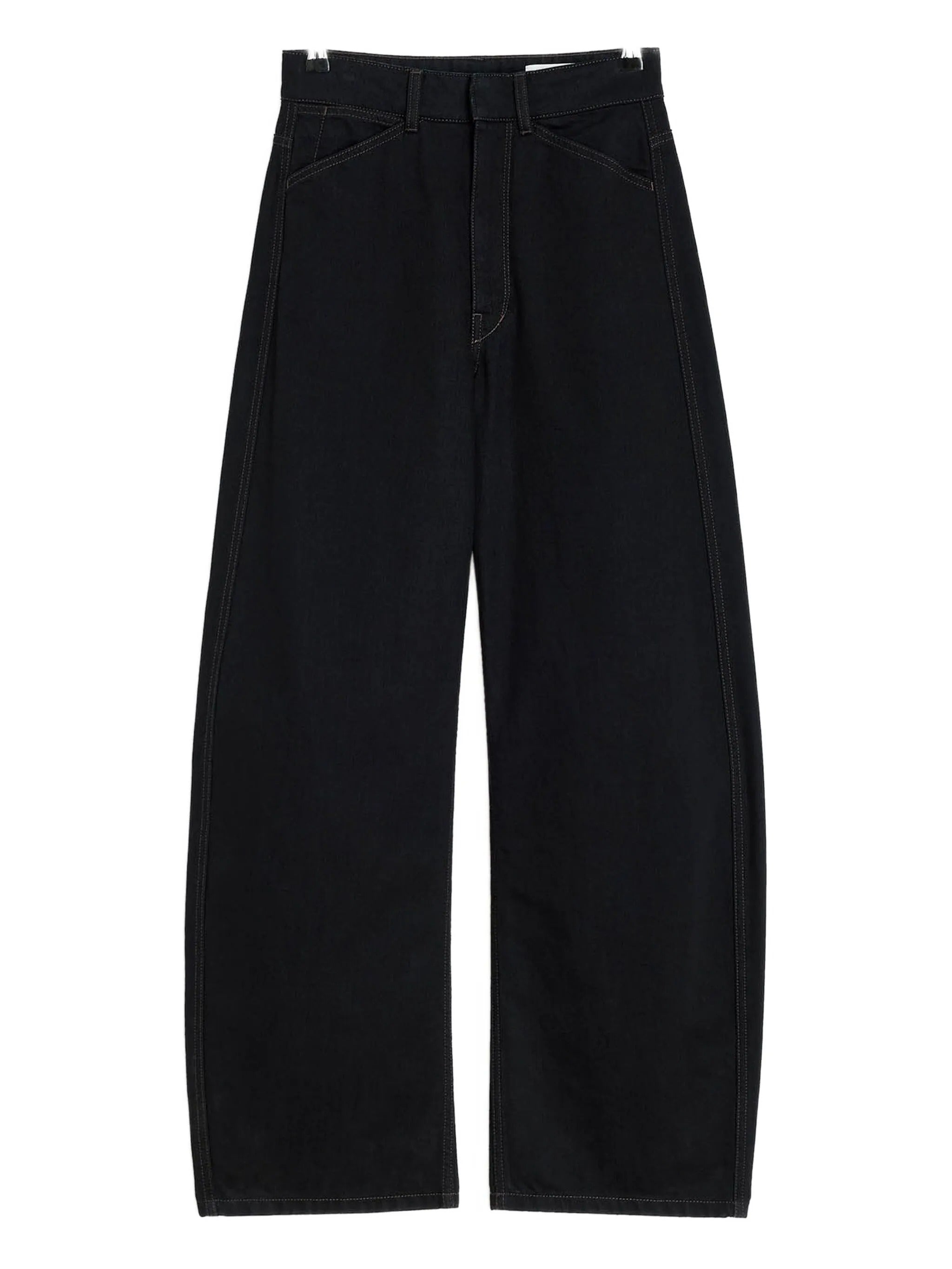High waisted curved pants