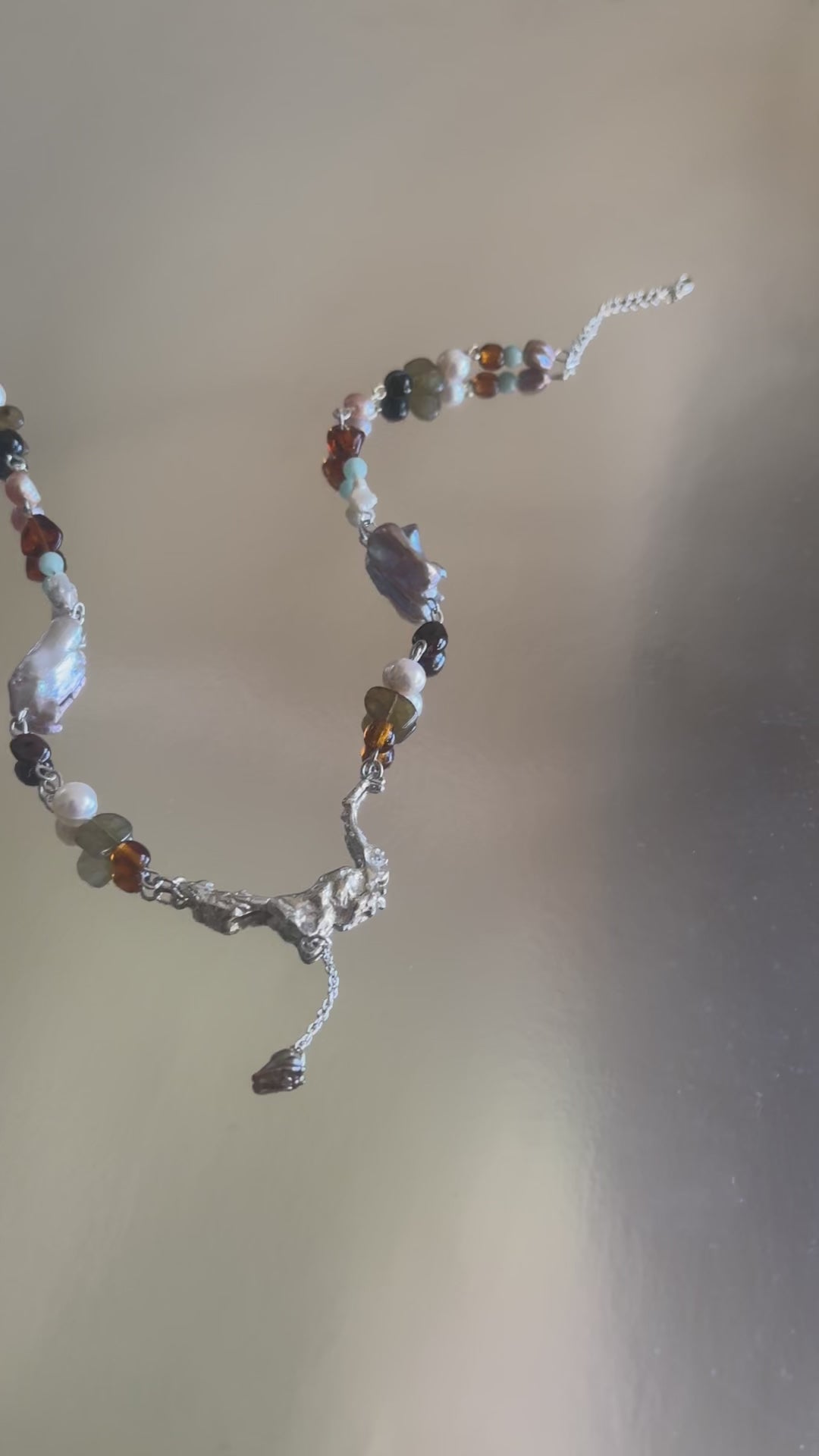 Beaded seraph necklace - grandma