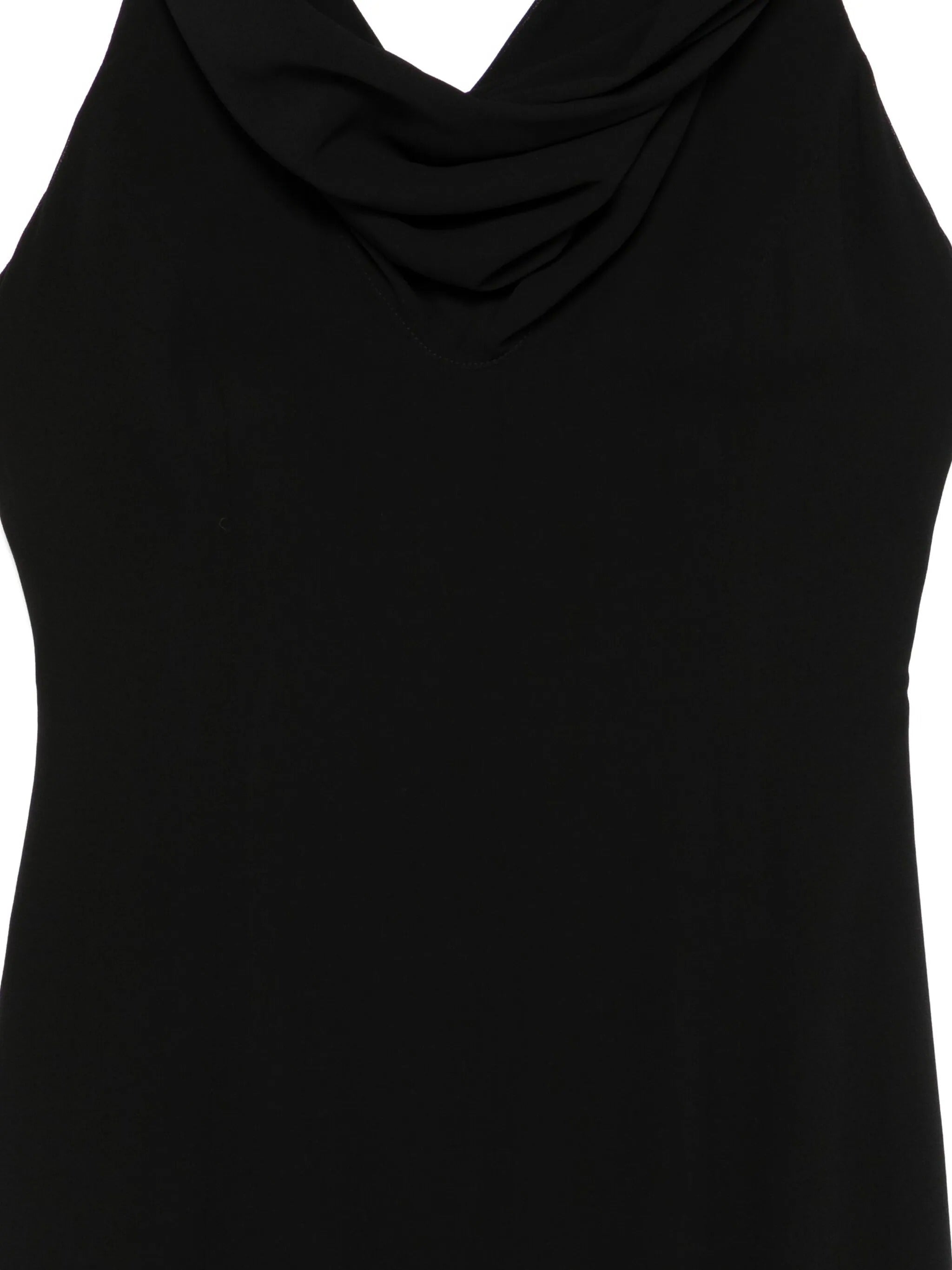 Draped dress black